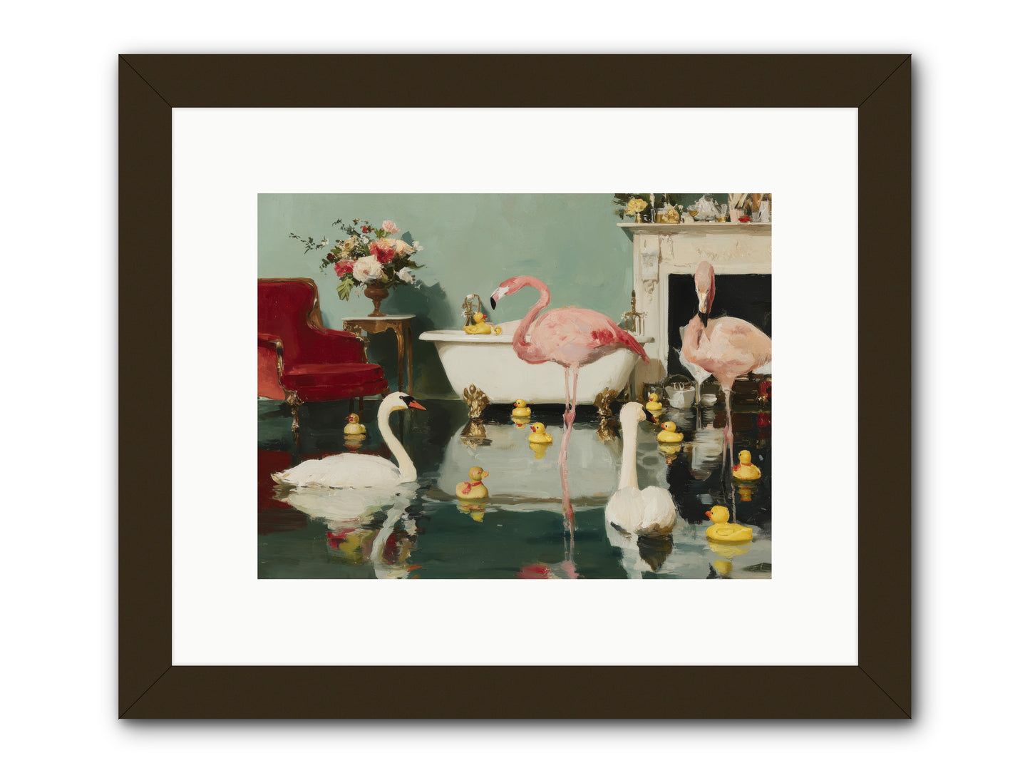 The Myth of the Orchard Sisters -- Framed Print - Black 12x9