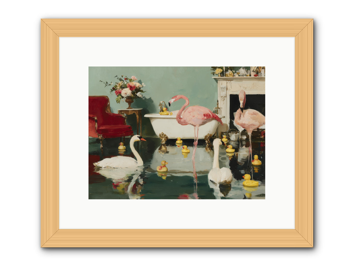 The Myth of the Orchard Sisters -- Framed Print - Natural 12x9