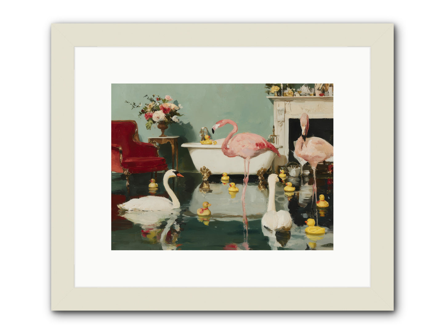 The Myth of the Orchard Sisters -- Framed Print - White 12x9