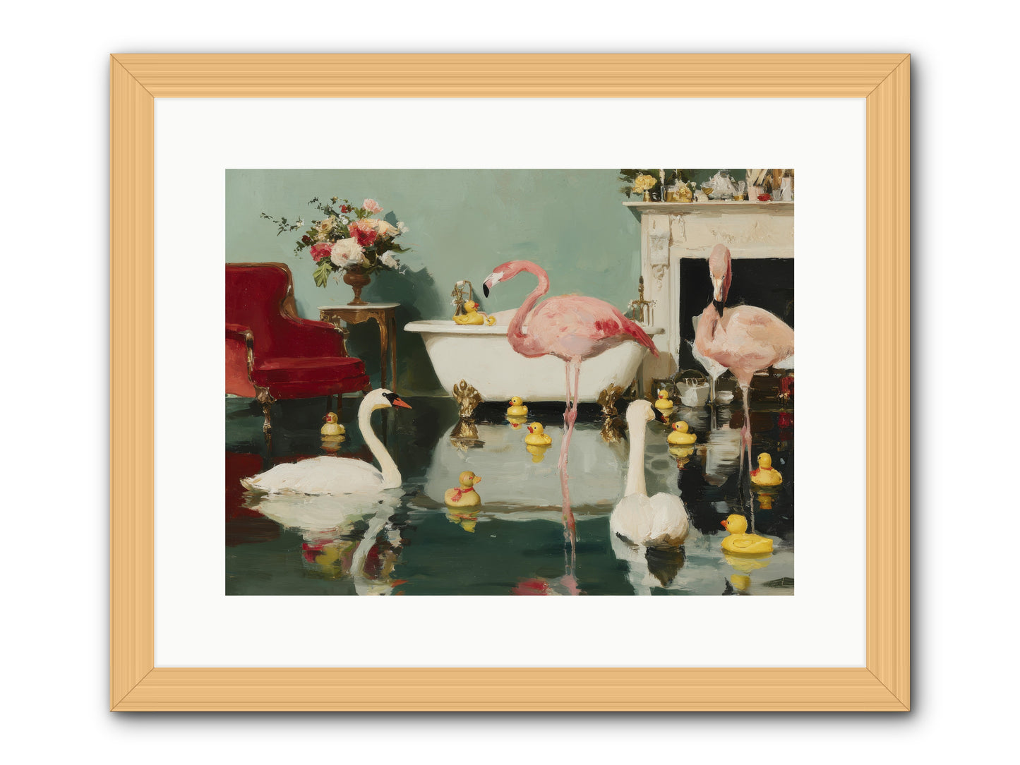 The Myth of the Orchard Sisters -- Framed Print - Natural 16x12