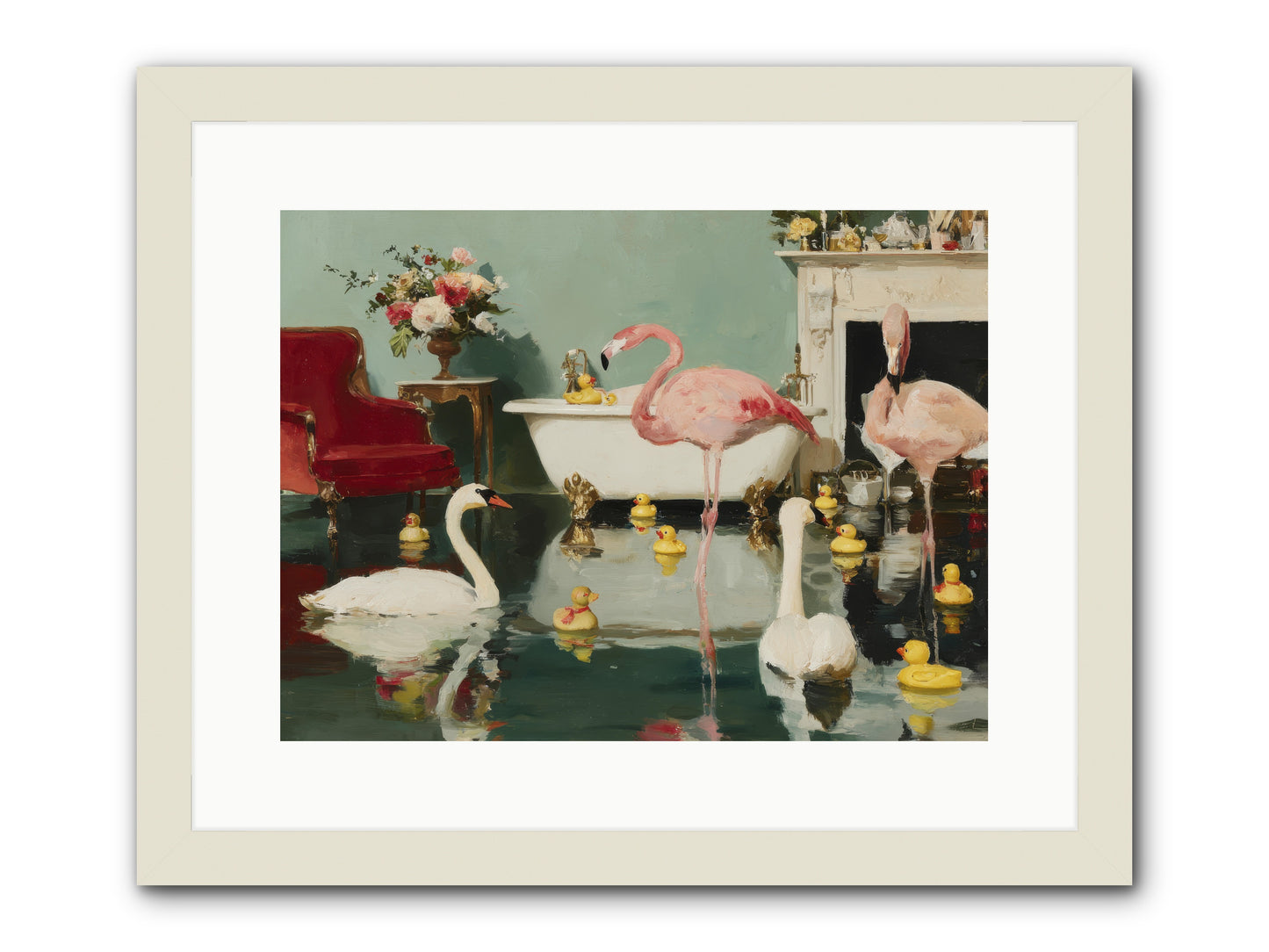 The Myth of the Orchard Sisters -- Framed Print - White 16x12