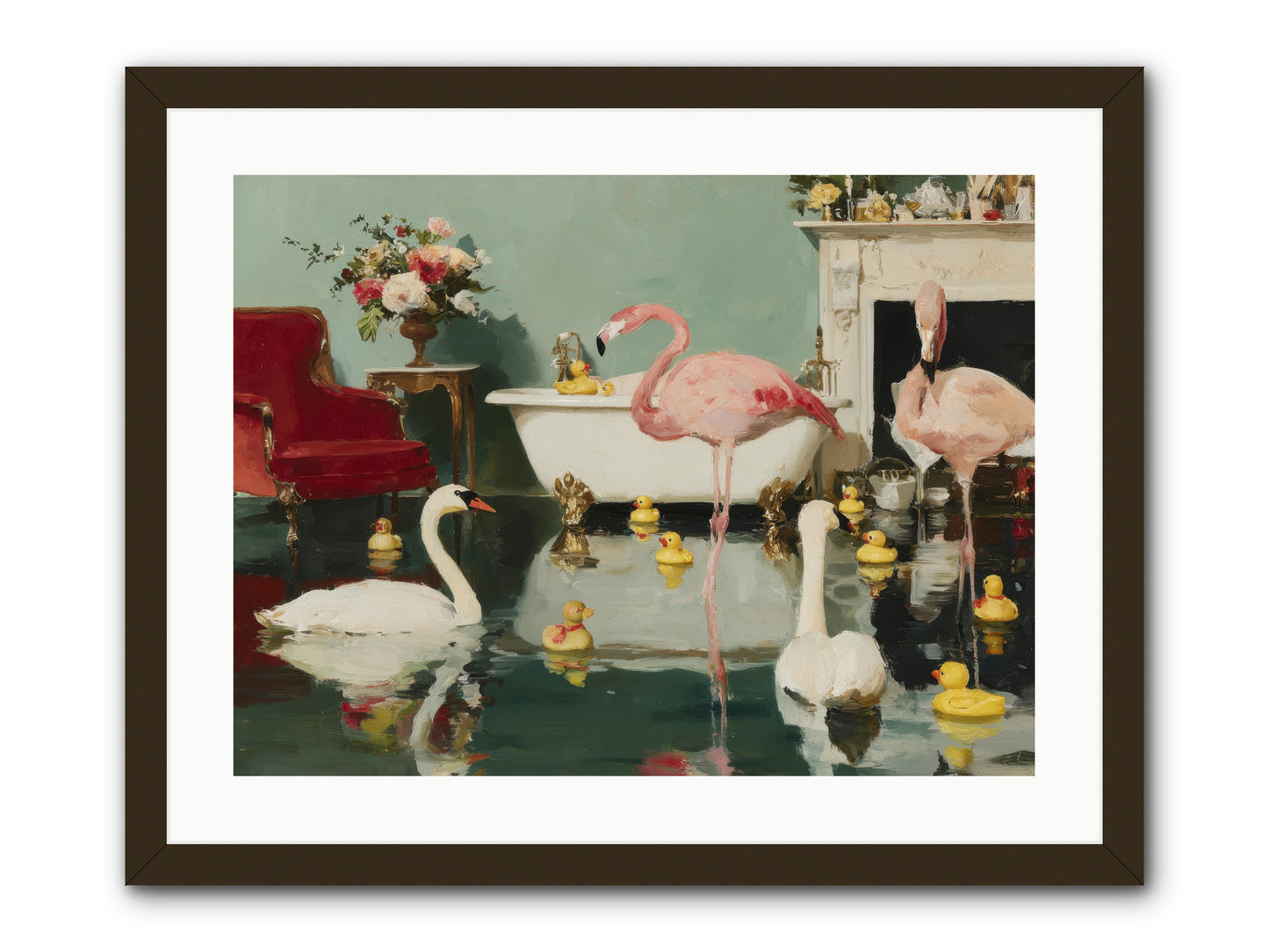 The Myth of the Orchard Sisters -- Framed Print - Black 24x18
