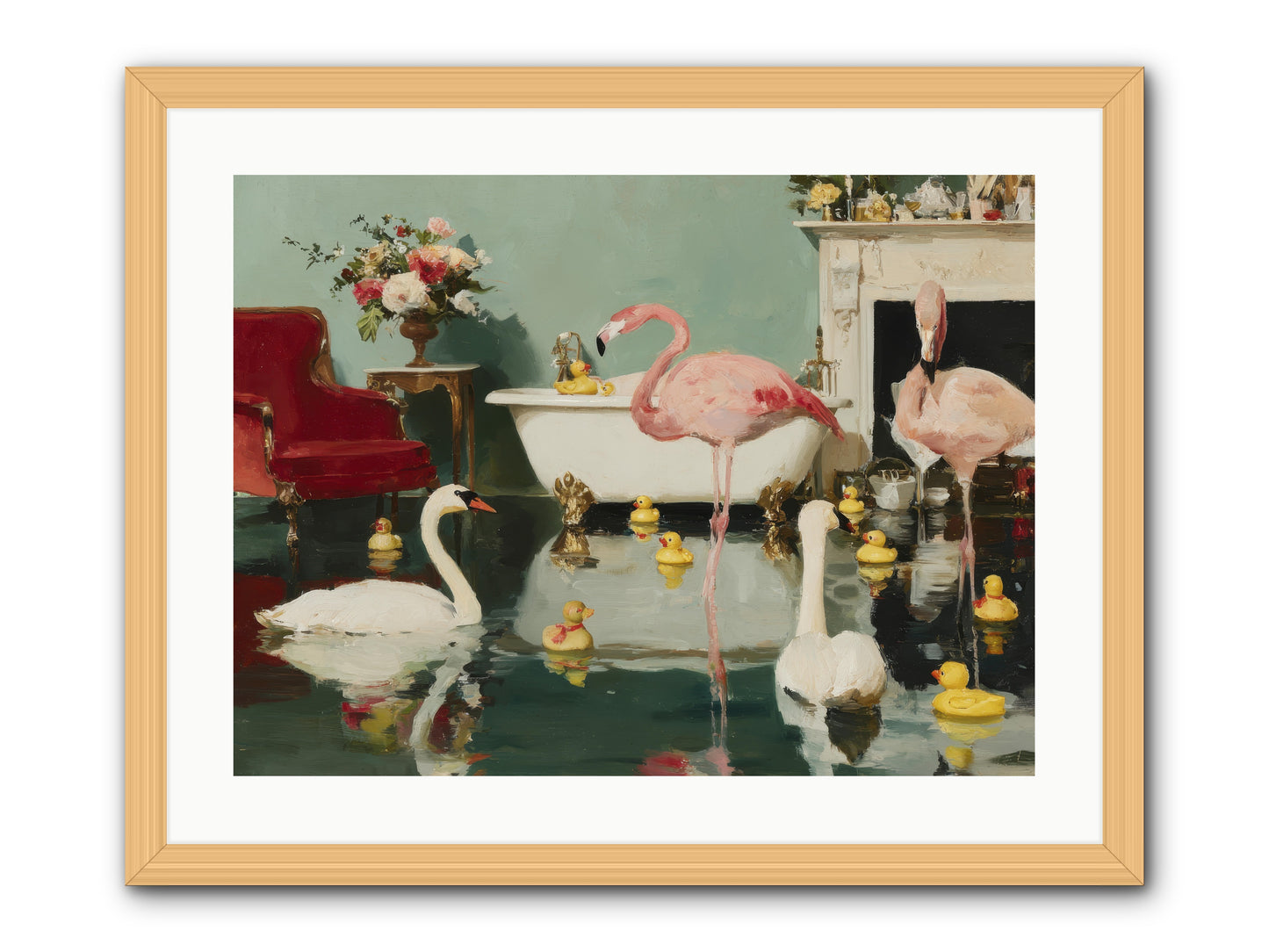 The Myth of the Orchard Sisters -- Framed Print - Natural 24x18