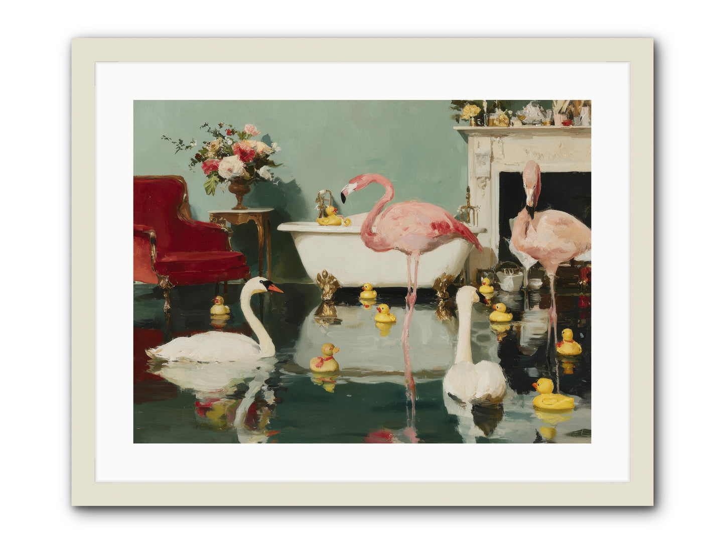 The Myth of the Orchard Sisters -- Framed Print - White 24x18