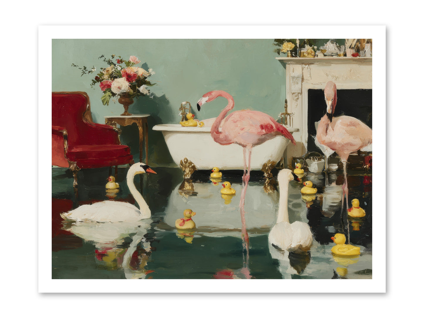 The Myth of the Orchard Sisters -- Loose Canvas Print 24x18