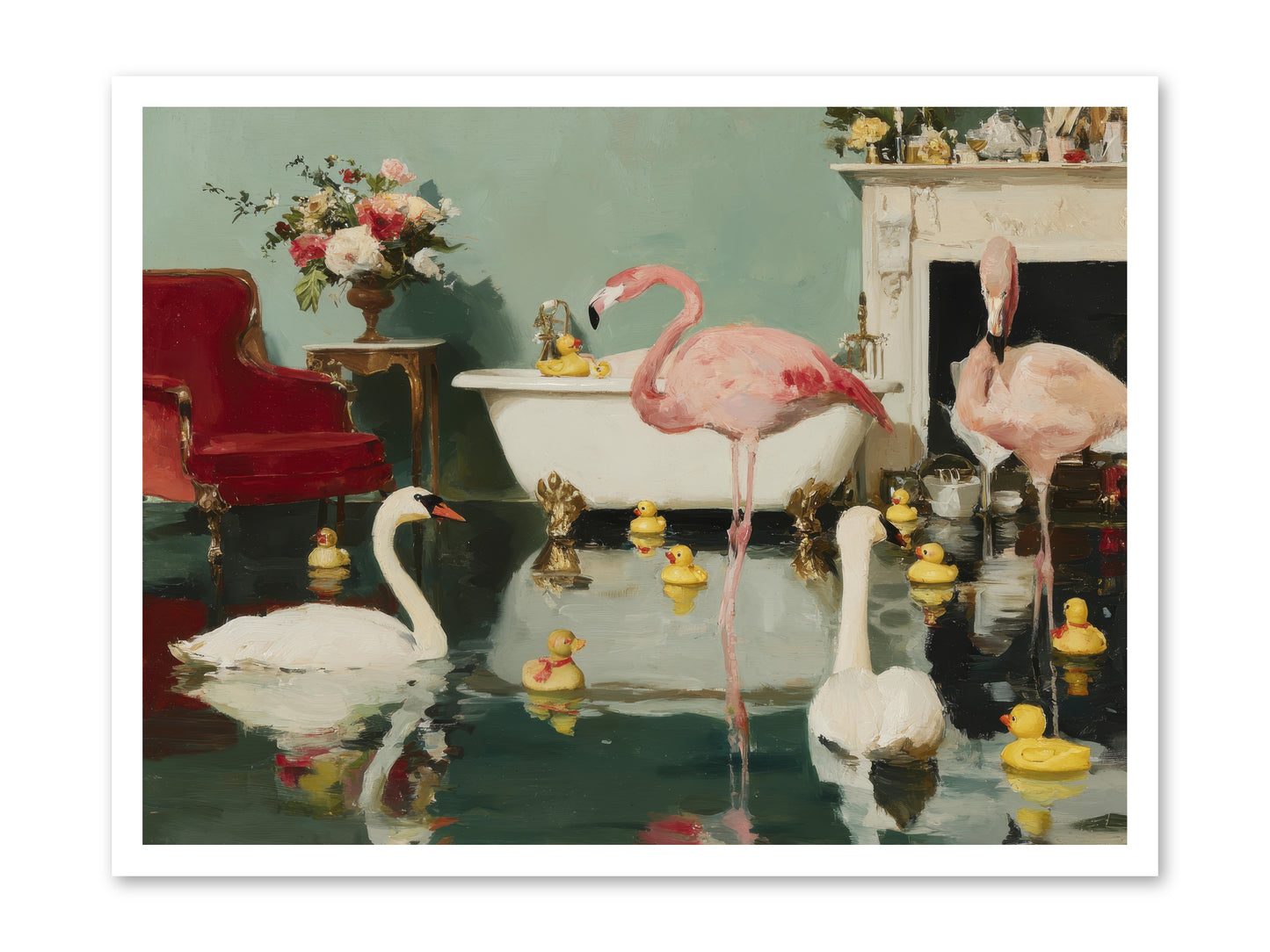 The Myth of the Orchard Sisters -- Loose Canvas Print 32x24