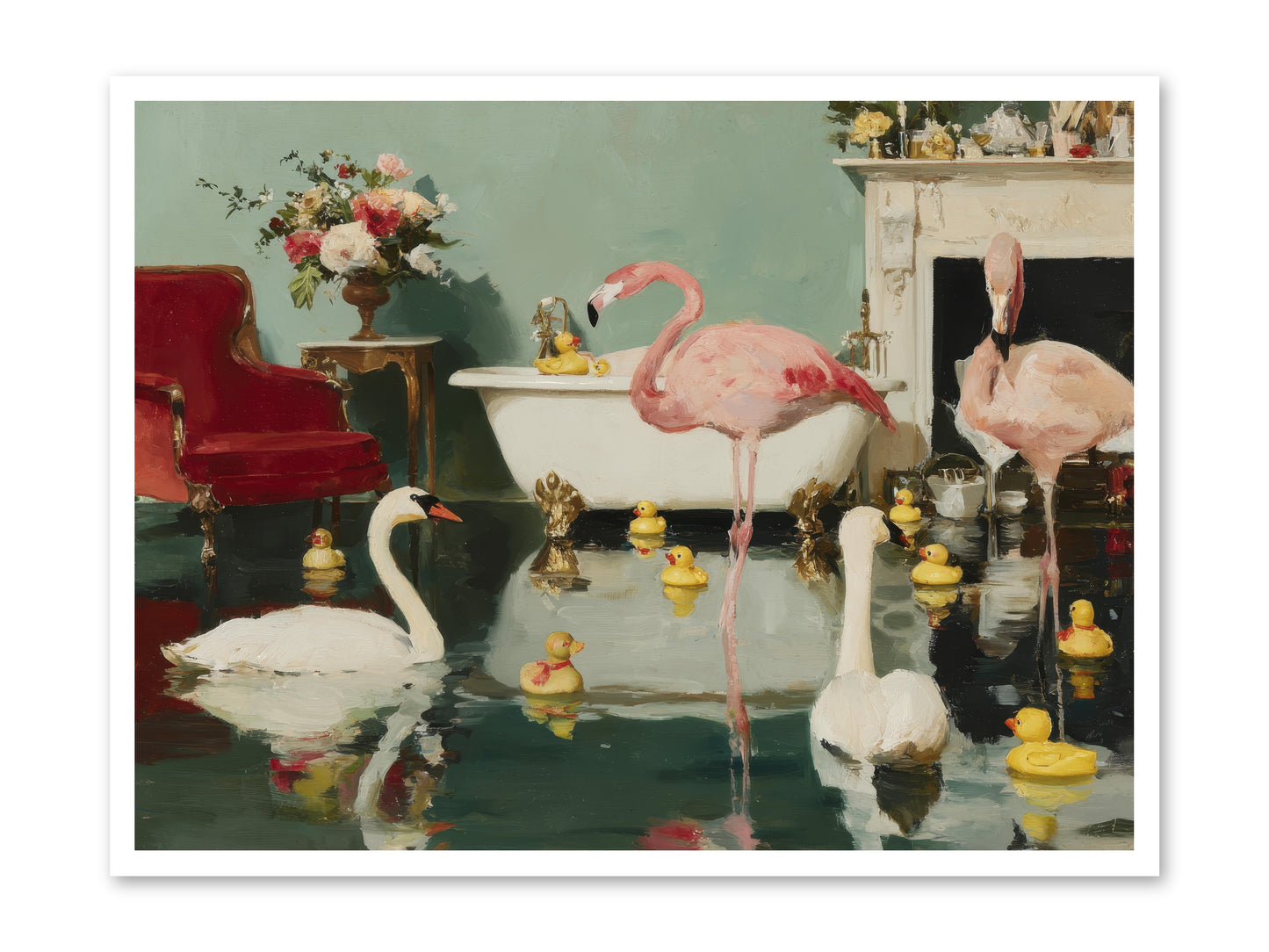 The Myth of the Orchard Sisters -- Loose Canvas Print 40x30