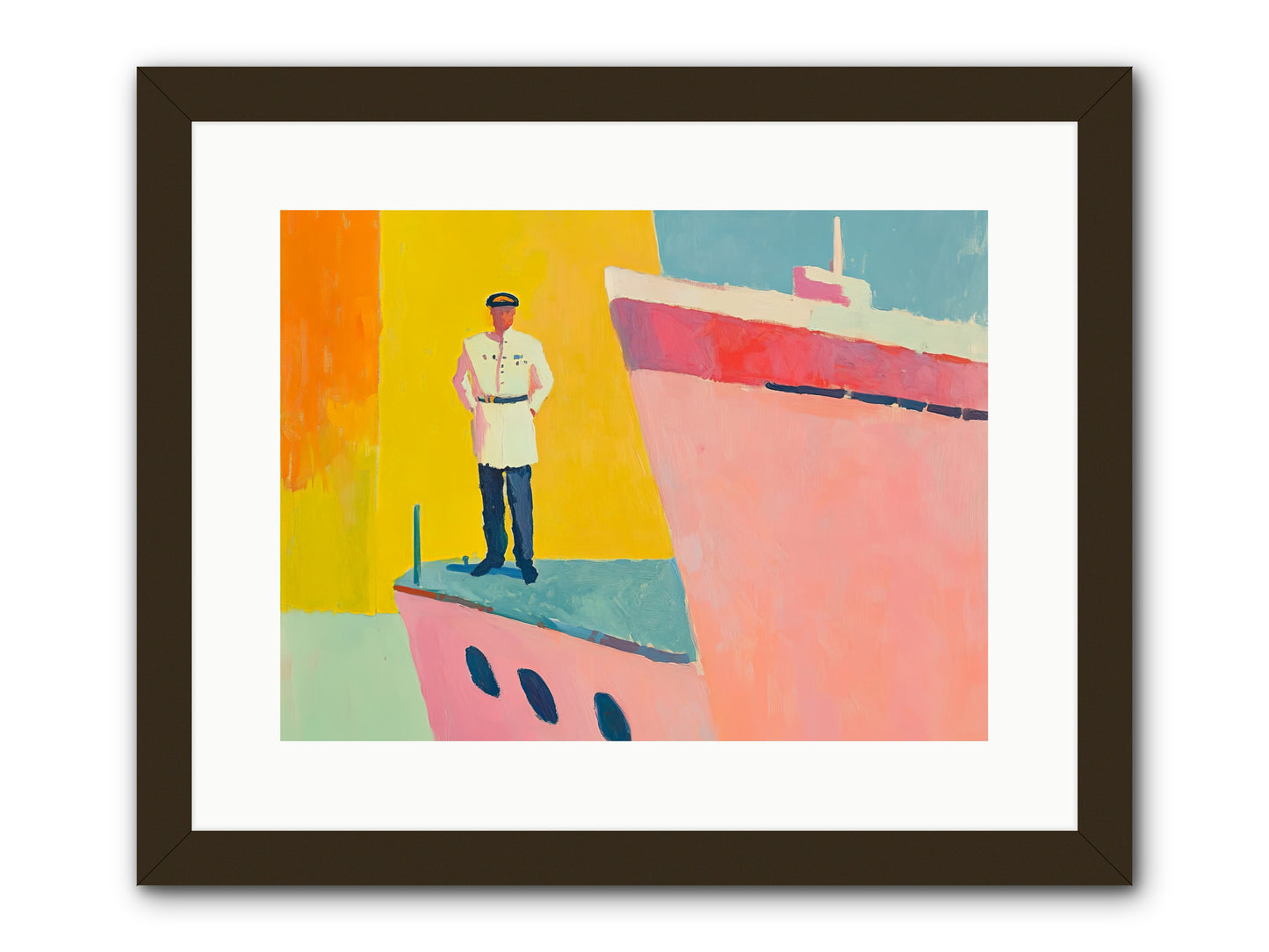 The Navigator -- Framed Print - Black 16x12