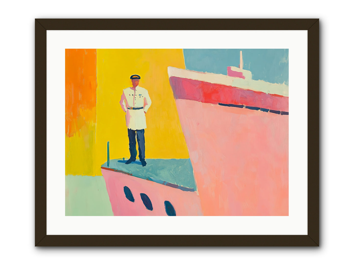 The Navigator -- Framed Print - Black 24x18