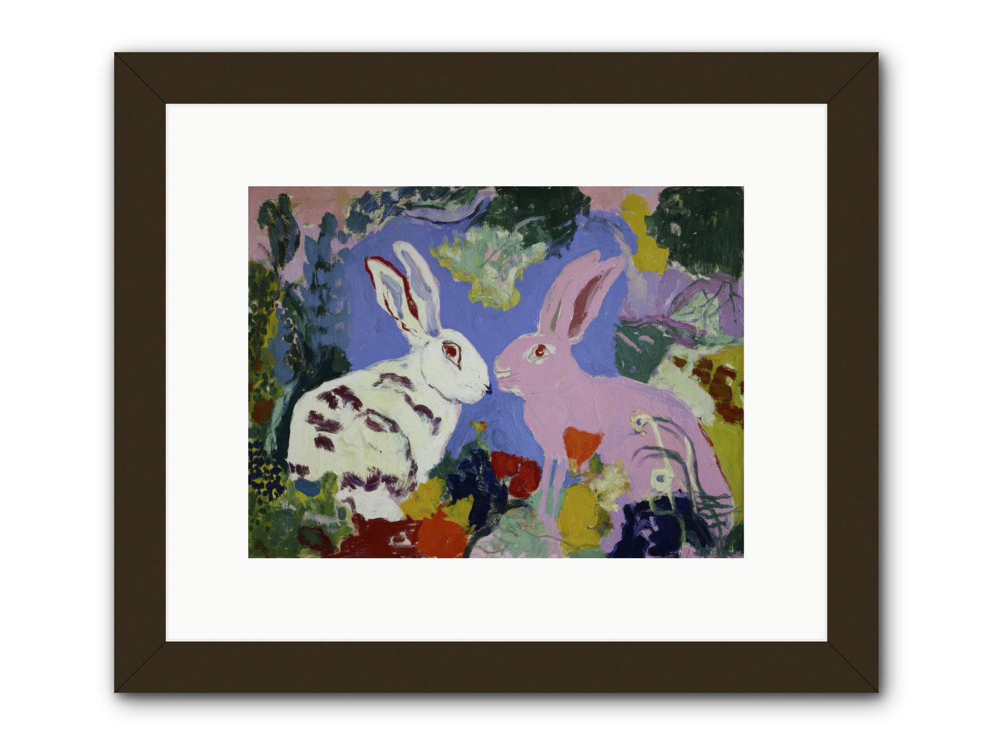 The Negotiation Of Spring -- Framed Print - Black 12x9