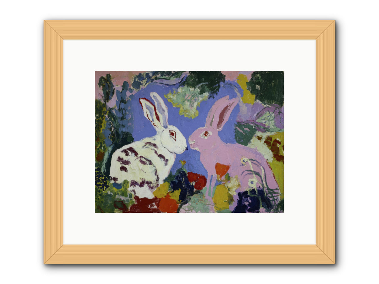 The Negotiation Of Spring -- Framed Print - Natural 12x9