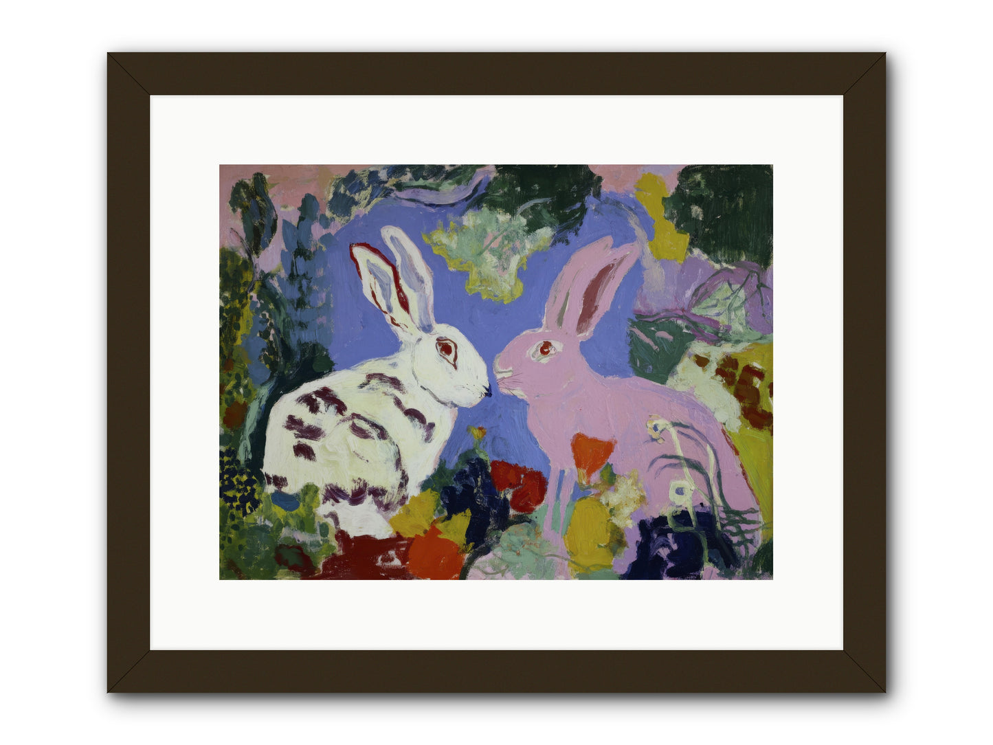 The Negotiation Of Spring -- Framed Print - Black 16x12