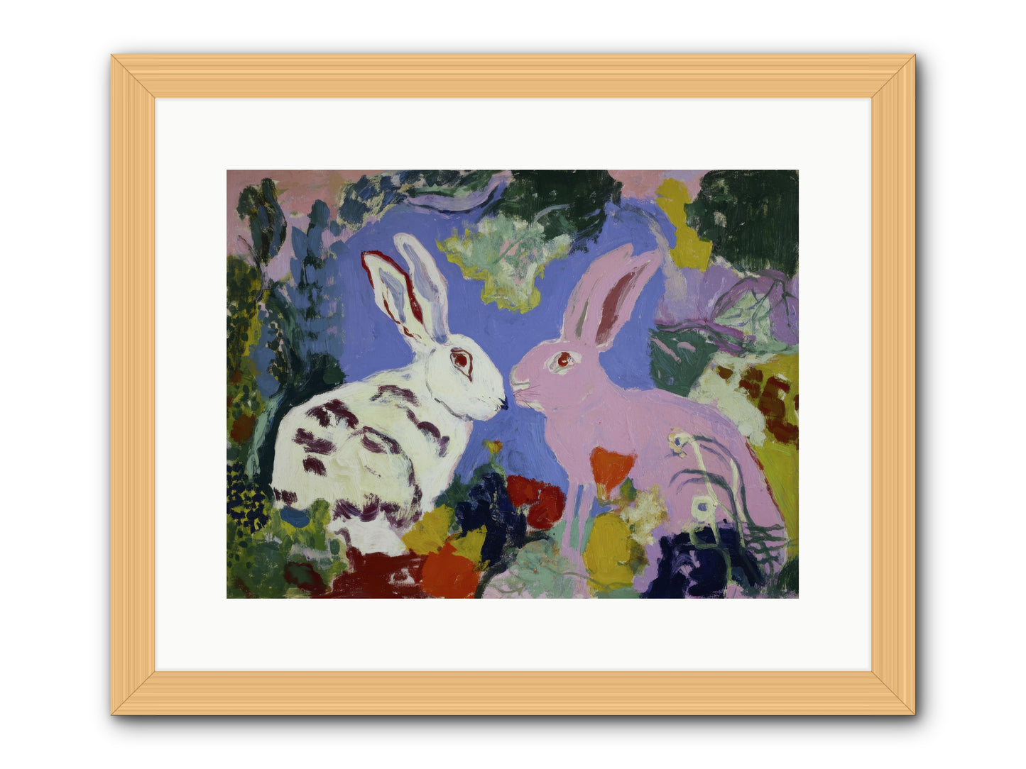 The Negotiation Of Spring -- Framed Print - Natural 16x12