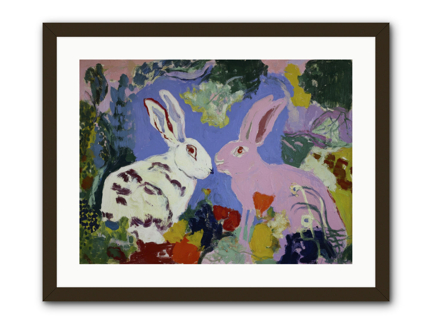 The Negotiation Of Spring -- Framed Print - Black 24x18