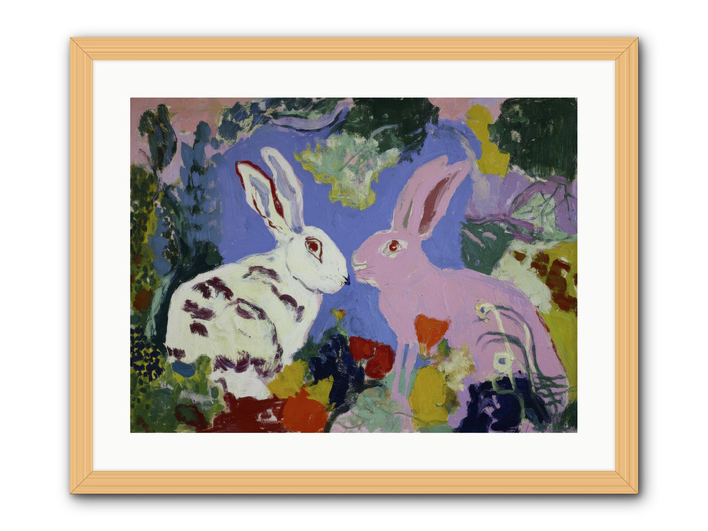 The Negotiation Of Spring -- Framed Print - Natural 24x18
