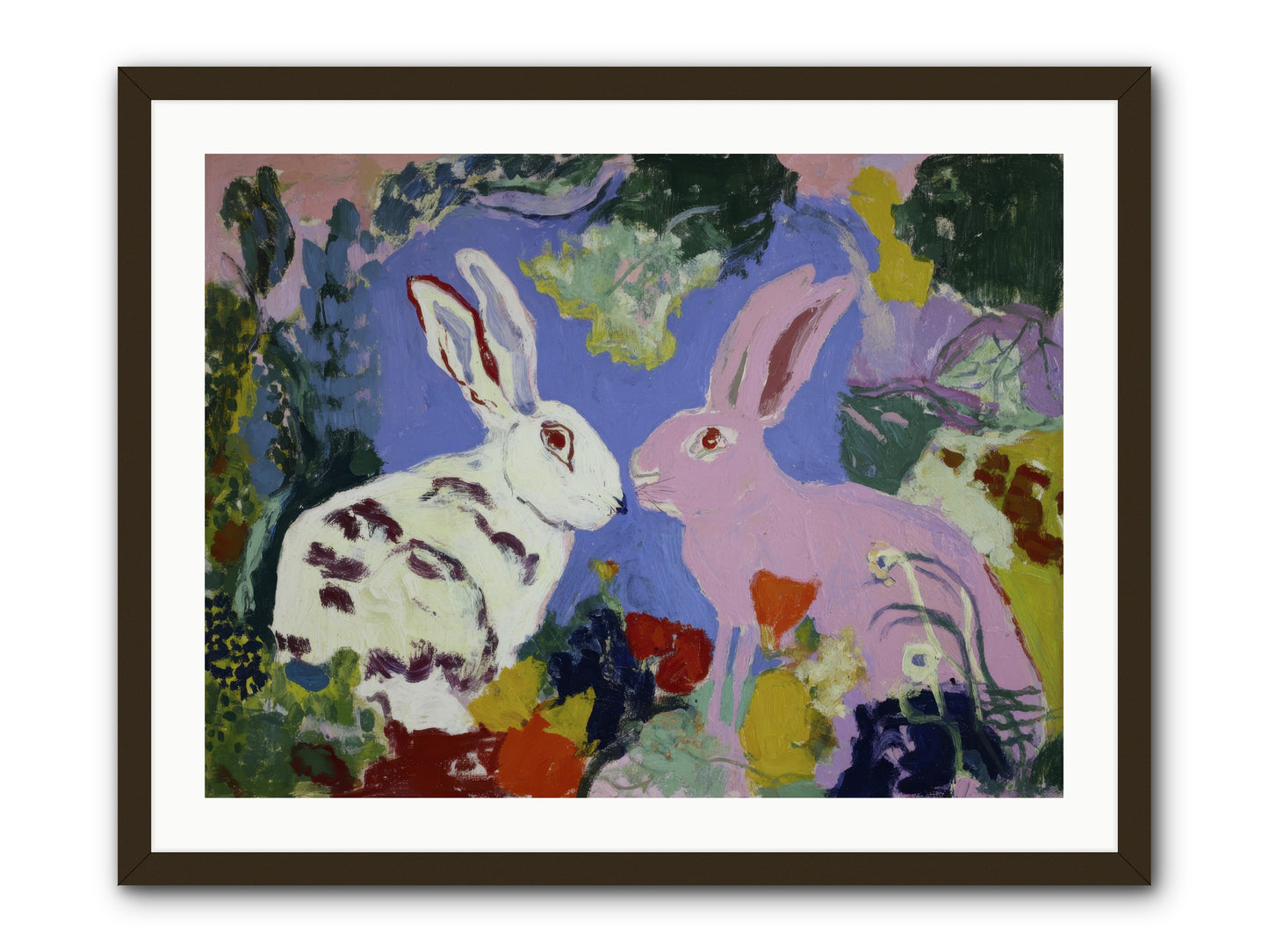 The Negotiation Of Spring -- Framed Print - Black 32x24