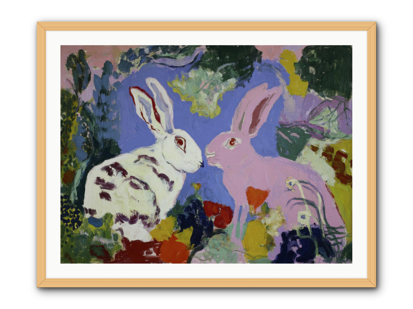 The Negotiation Of Spring -- Framed Print - Natural 40x30