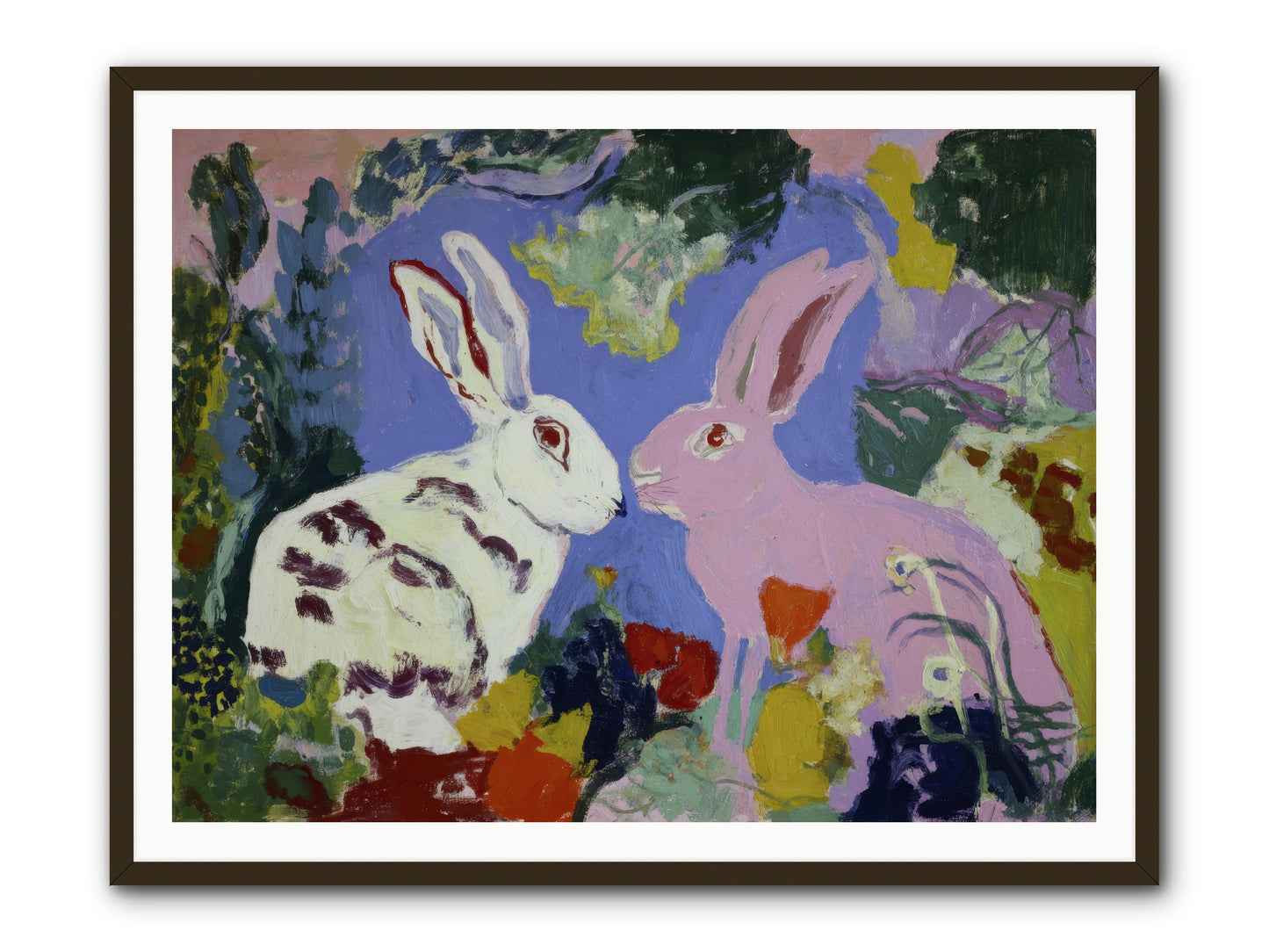 The Negotiation Of Spring -- Framed Print - Black 48x36