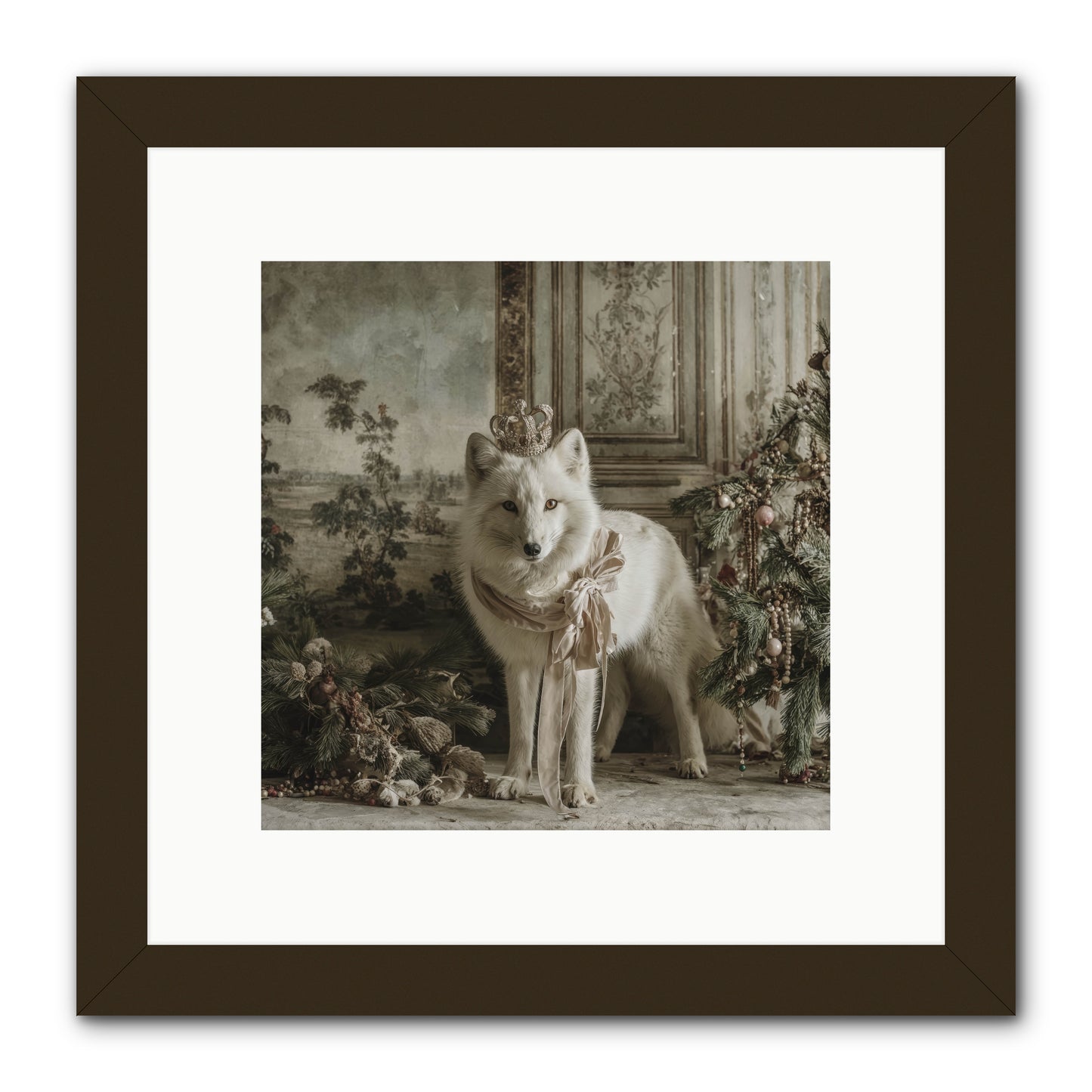 The Night Everything Shimmers -- Framed Print - Black 10x10