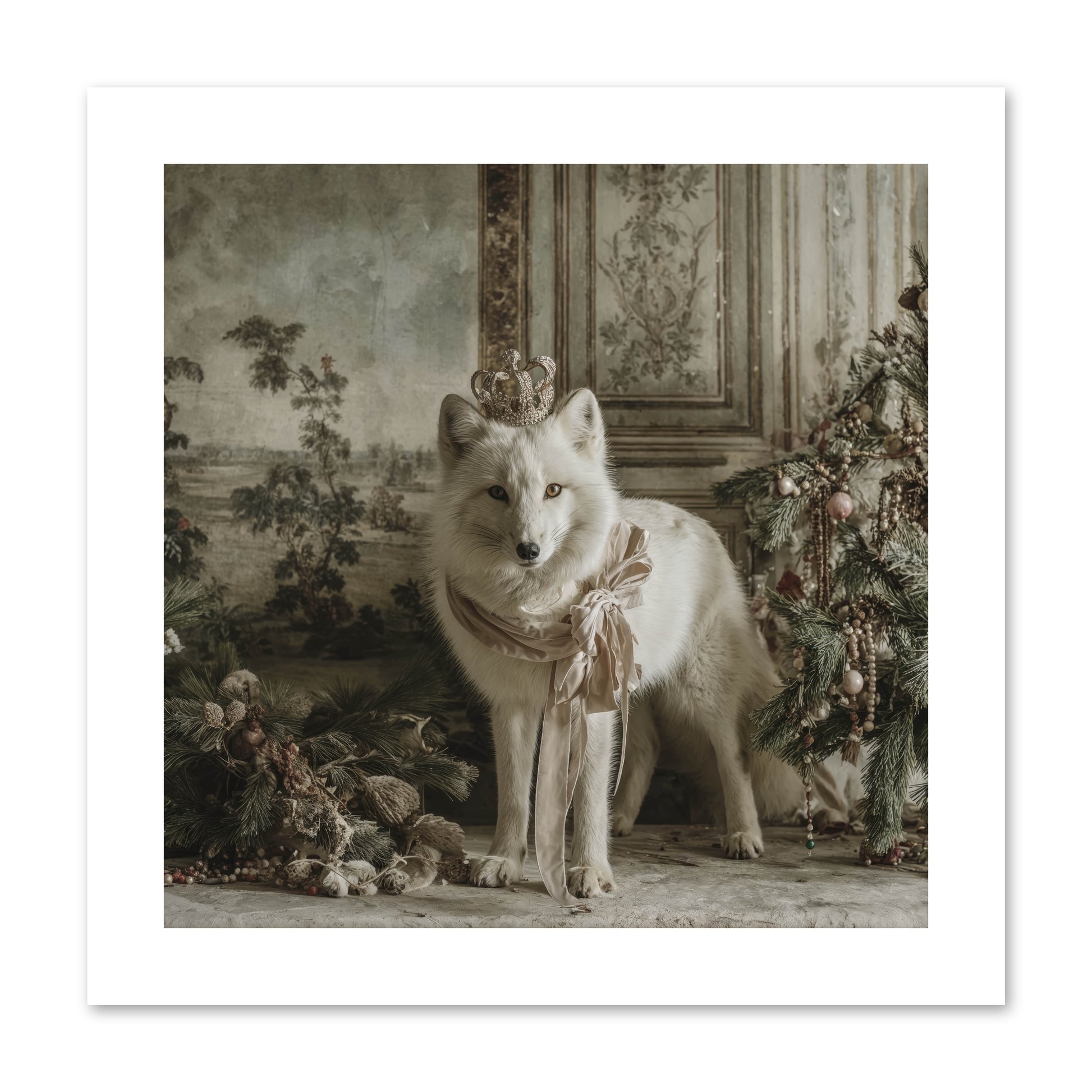 The Night Everything Shimmers -- Paper Print 10x10