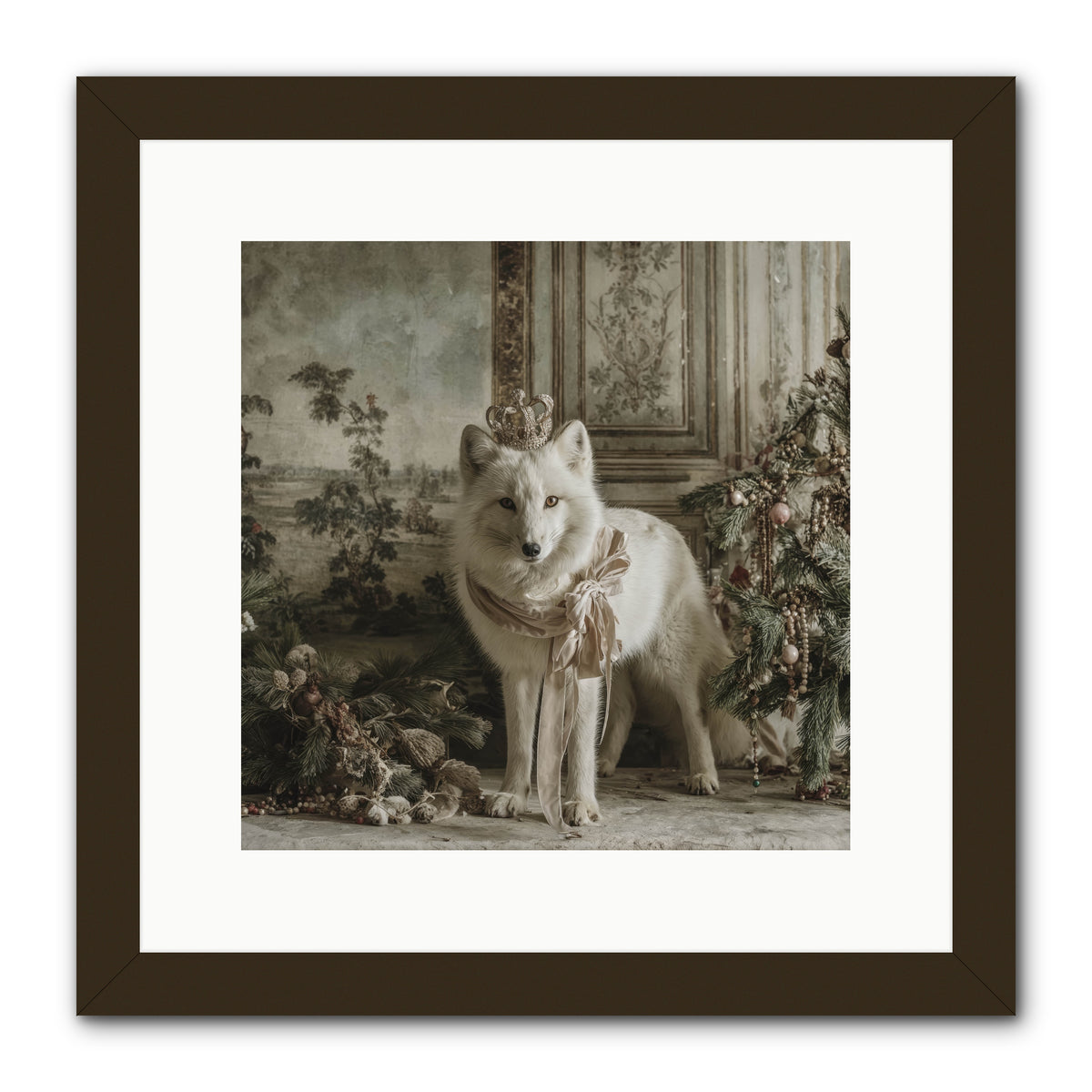 The Night Everything Shimmers -- Framed Print - Black 12x12