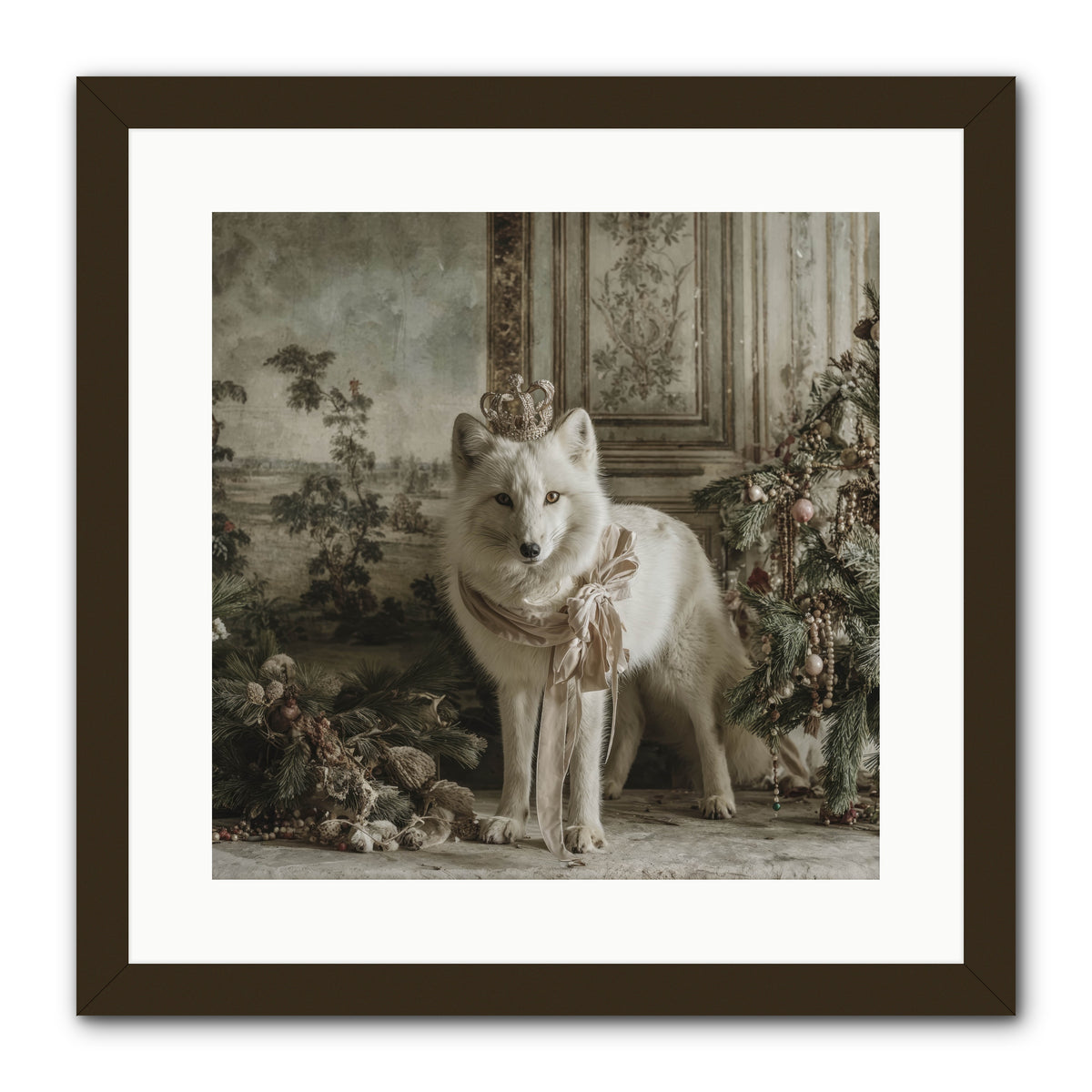 The Night Everything Shimmers -- Framed Print - Black 16x16