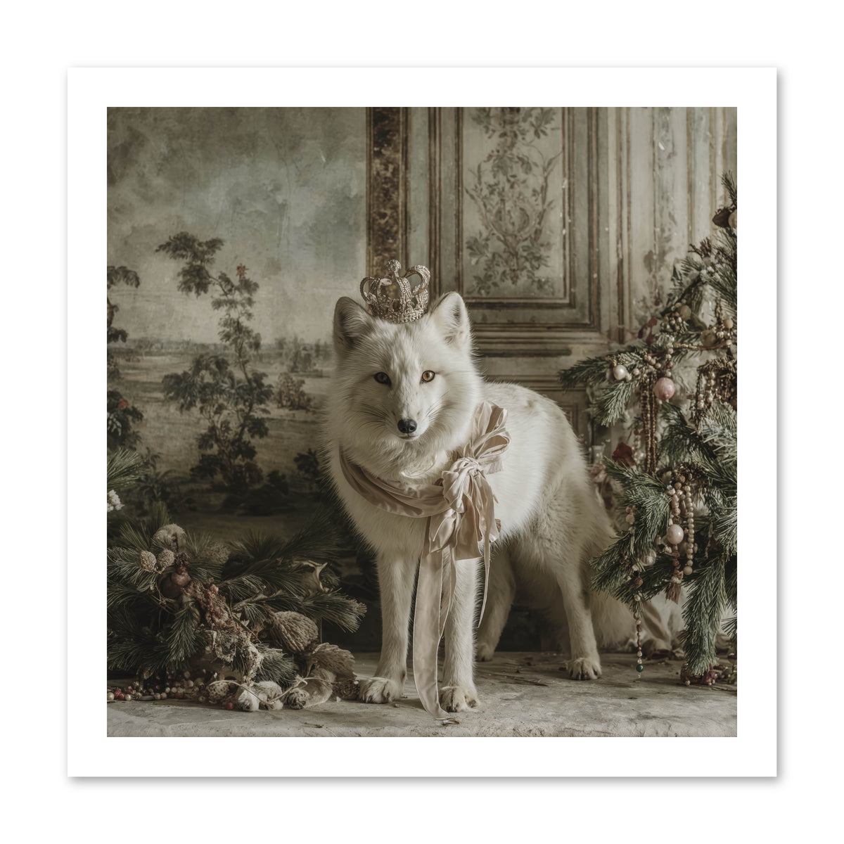 The Night Everything Shimmers -- Paper Print 16x16