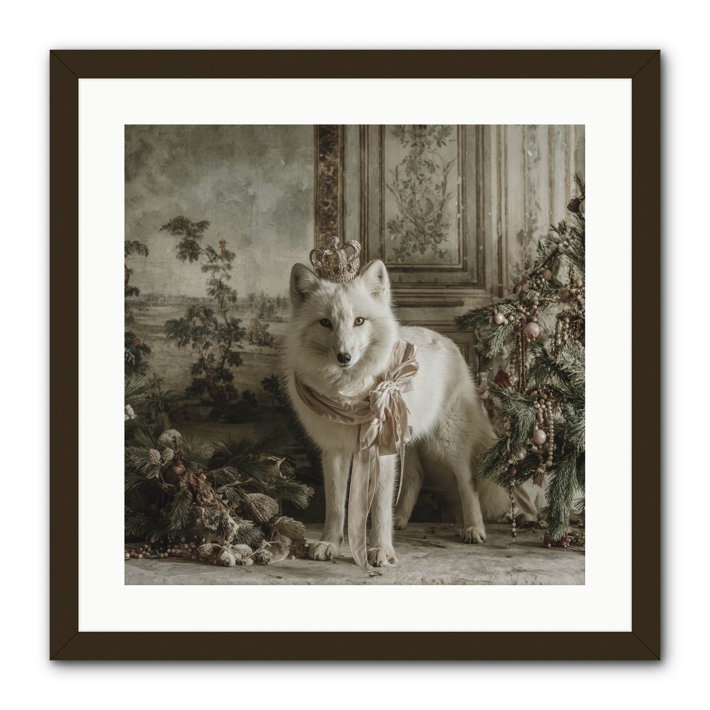The Night Everything Shimmers -- Framed Print - Black 20x20