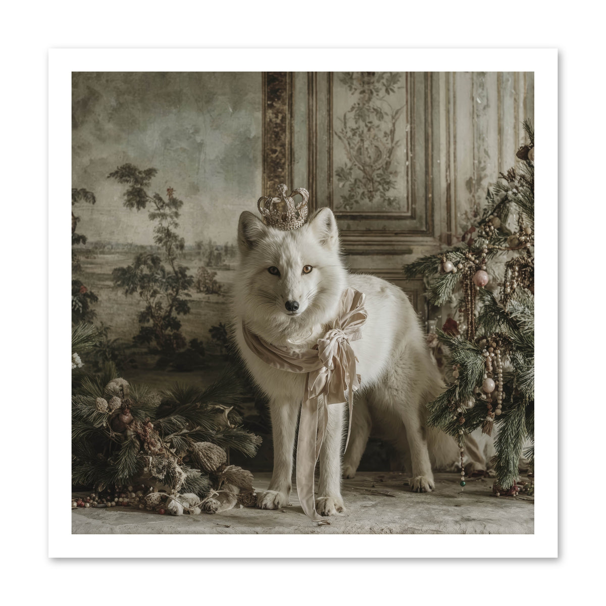 The Night Everything Shimmers -- Loose Canvas Print 20x20