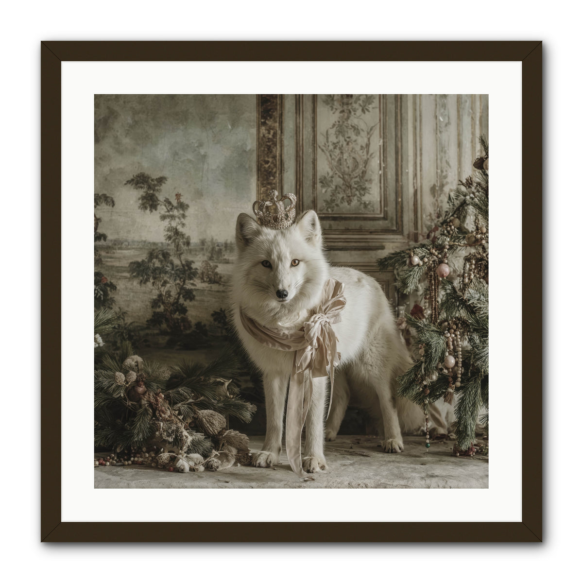 The Night Everything Shimmers -- Framed Print - Black 24x24