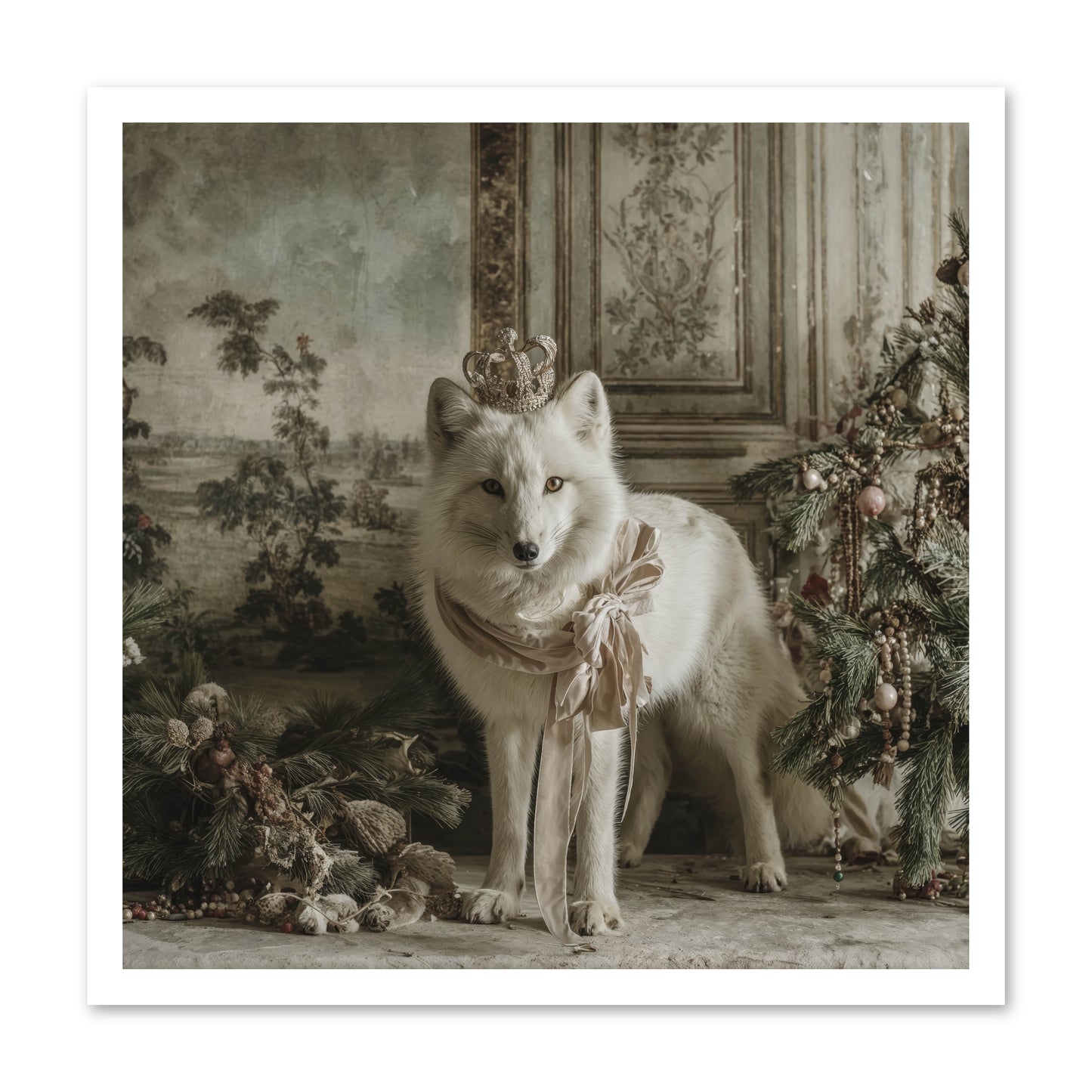 The Night Everything Shimmers -- Loose Canvas Print 24x24