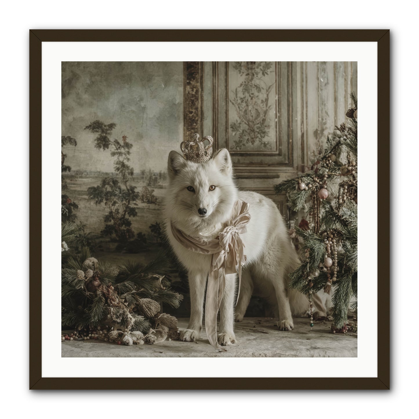 The Night Everything Shimmers -- Framed Print - Black 30x30