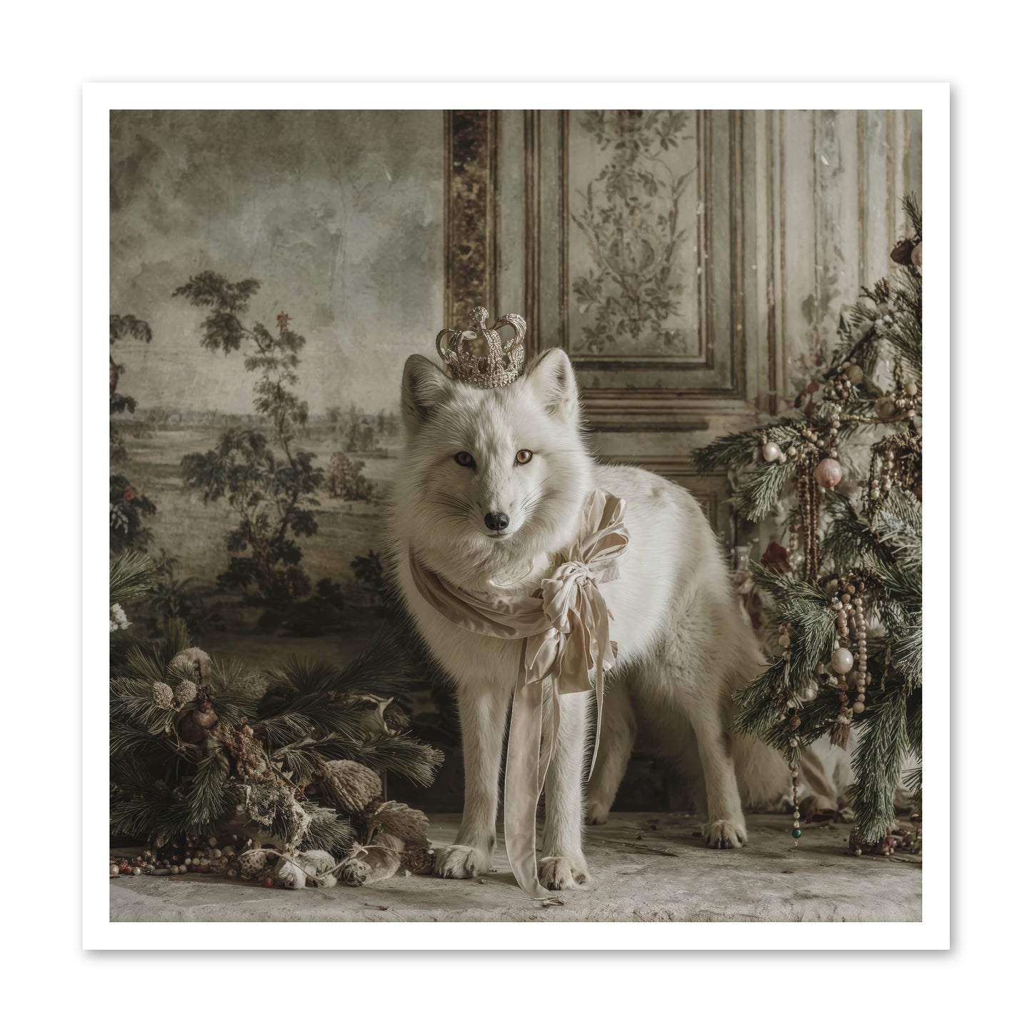 The Night Everything Shimmers -- Paper Print 30x30