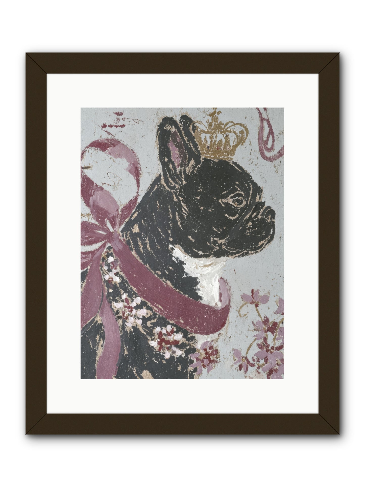The Night Orchard Club -- Framed Print - Black 12x16