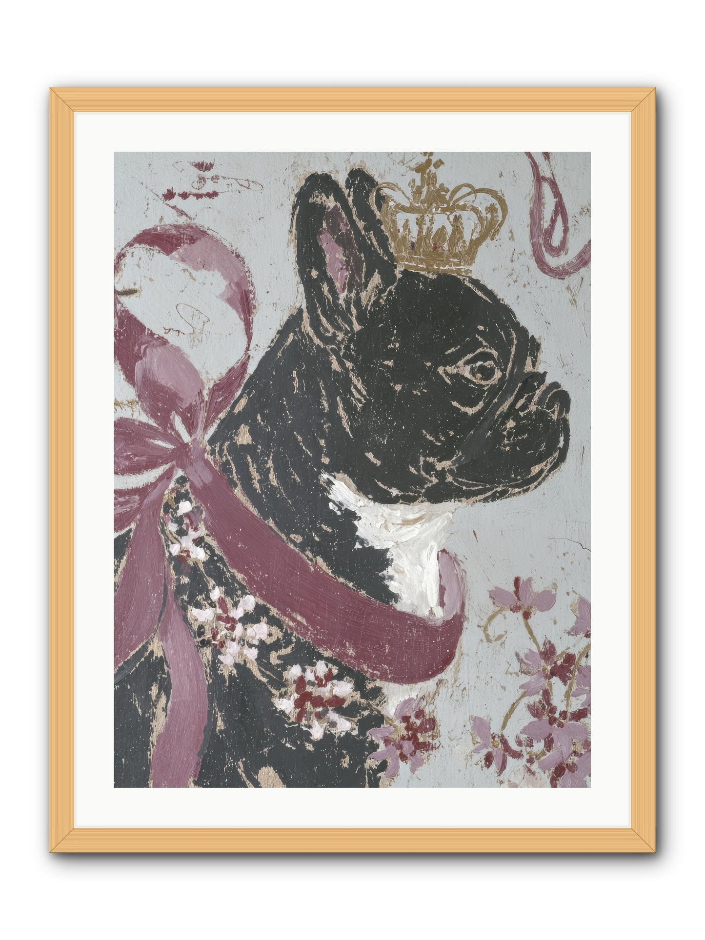 The Night Orchard Club -- Framed Print - Natural 24x32