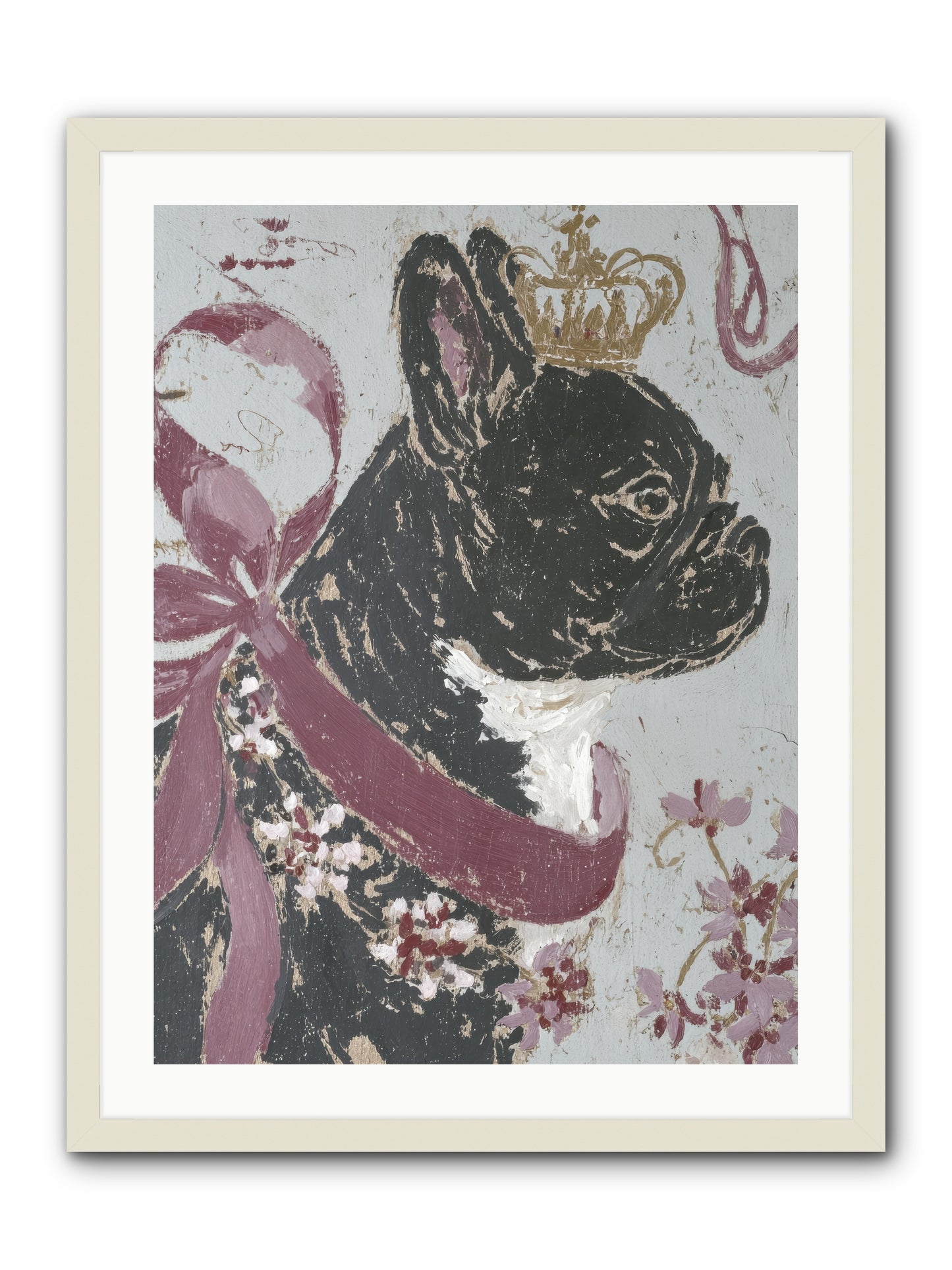 The Night Orchard Club -- Framed Print - White 24x32