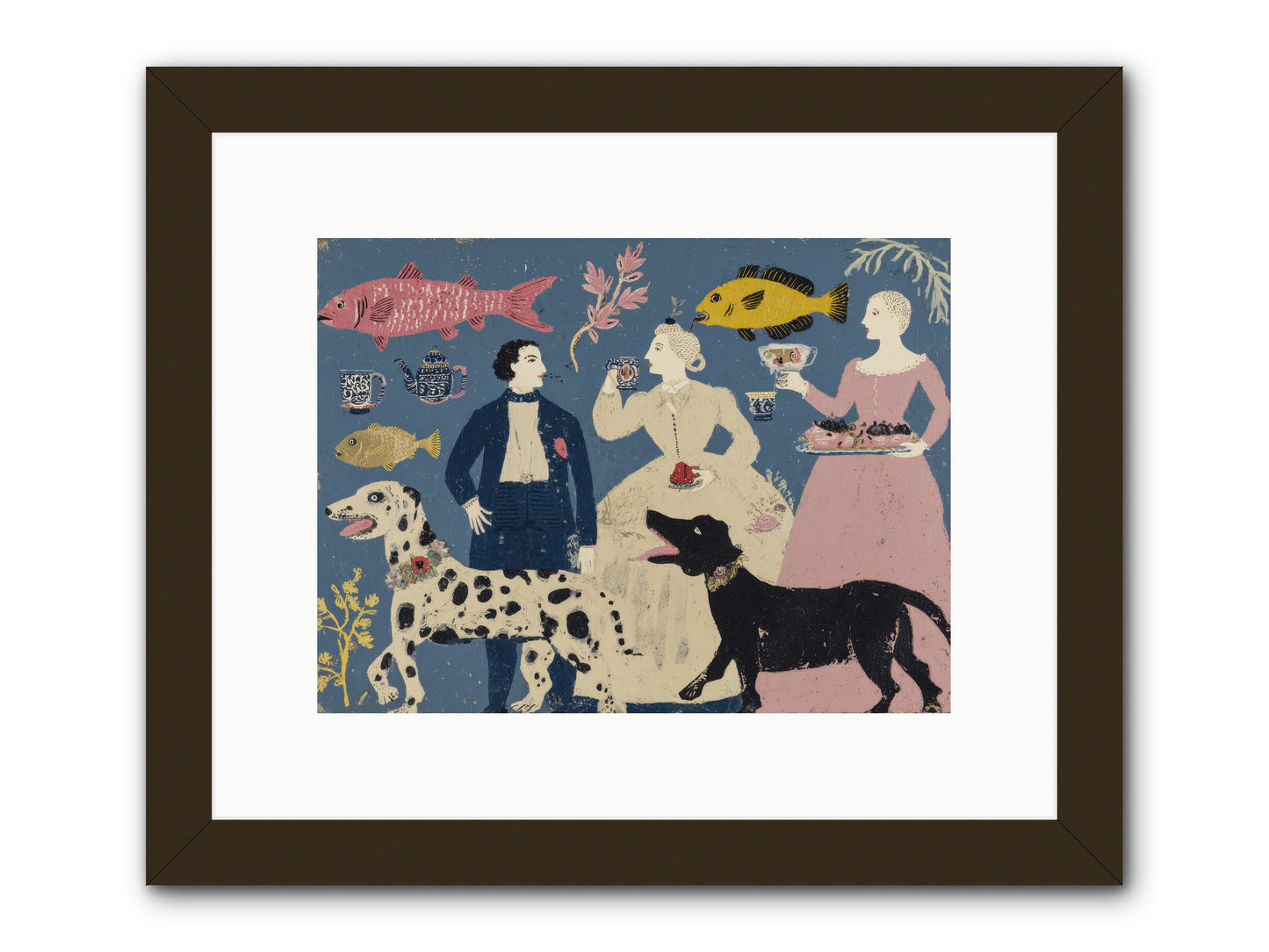 The Night They Did Everything at Once -- Framed Print - Black 12x9