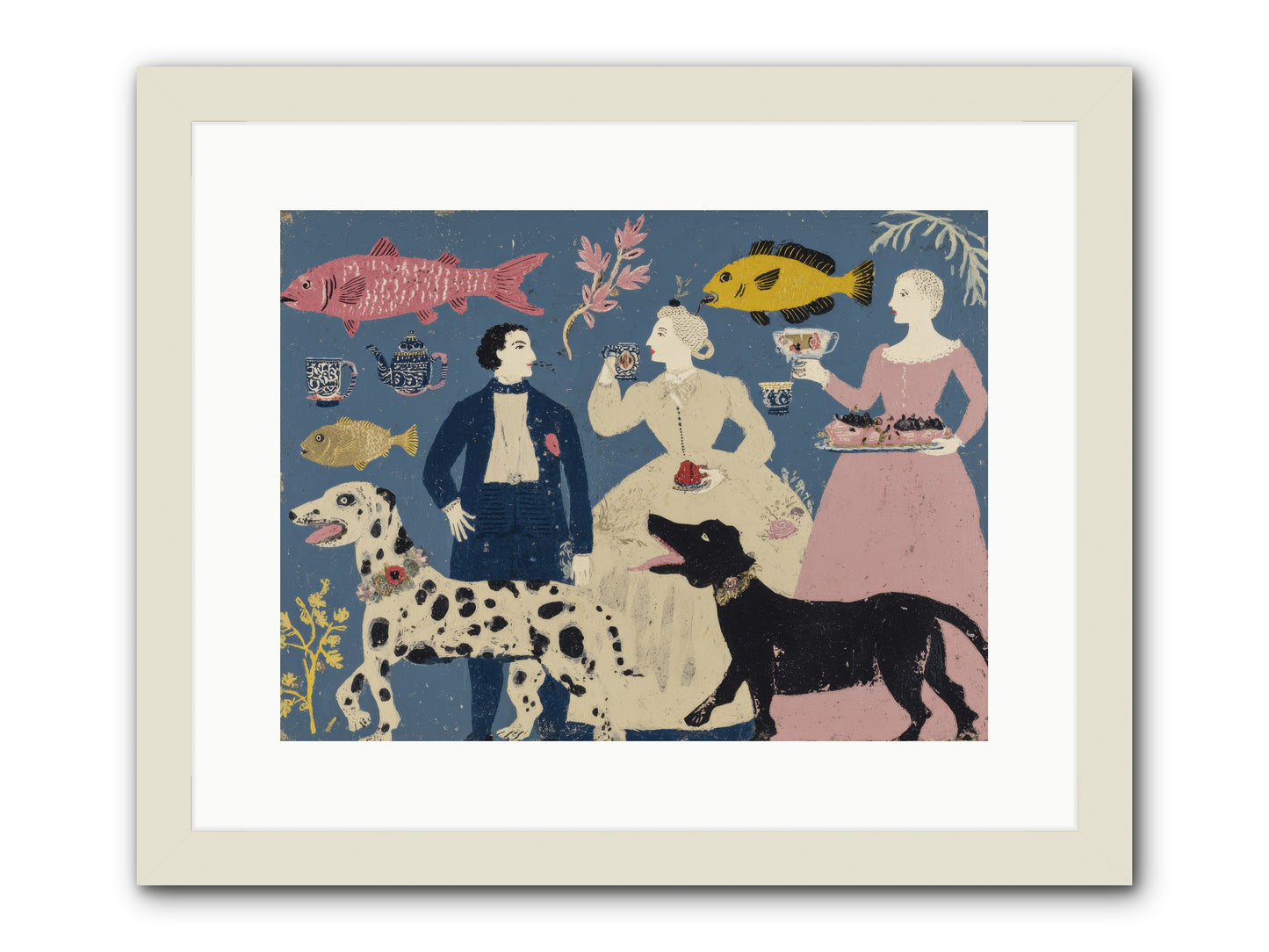 The Night They Did Everything at Once -- Framed Print - White 16x12