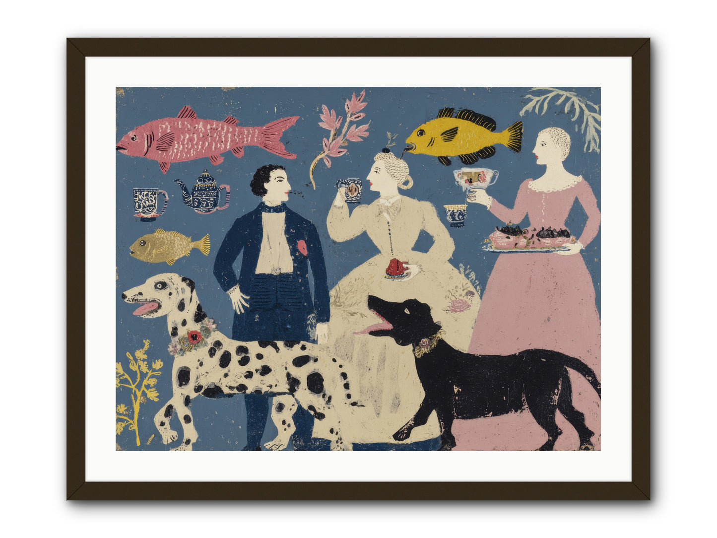 The Night They Did Everything at Once -- Framed Print - Black 32x24