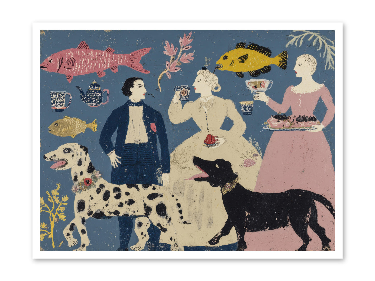The Night They Did Everything at Once -- Loose Canvas Print 40x30