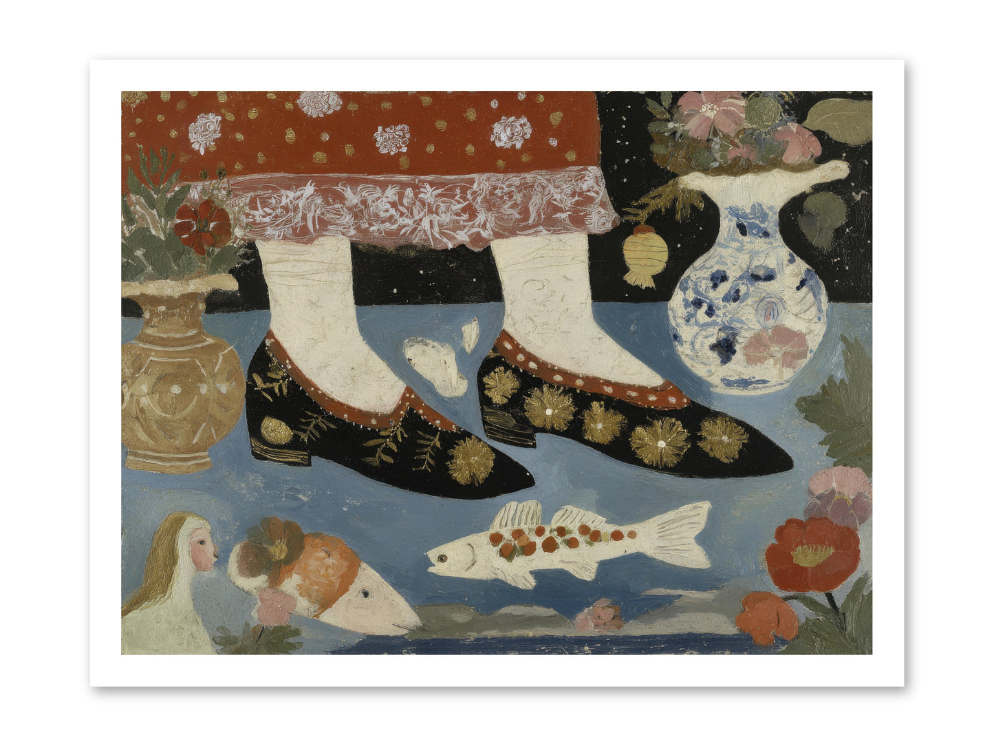 The Night We Sailed to Elsewhere -- Loose Canvas Print 24x18