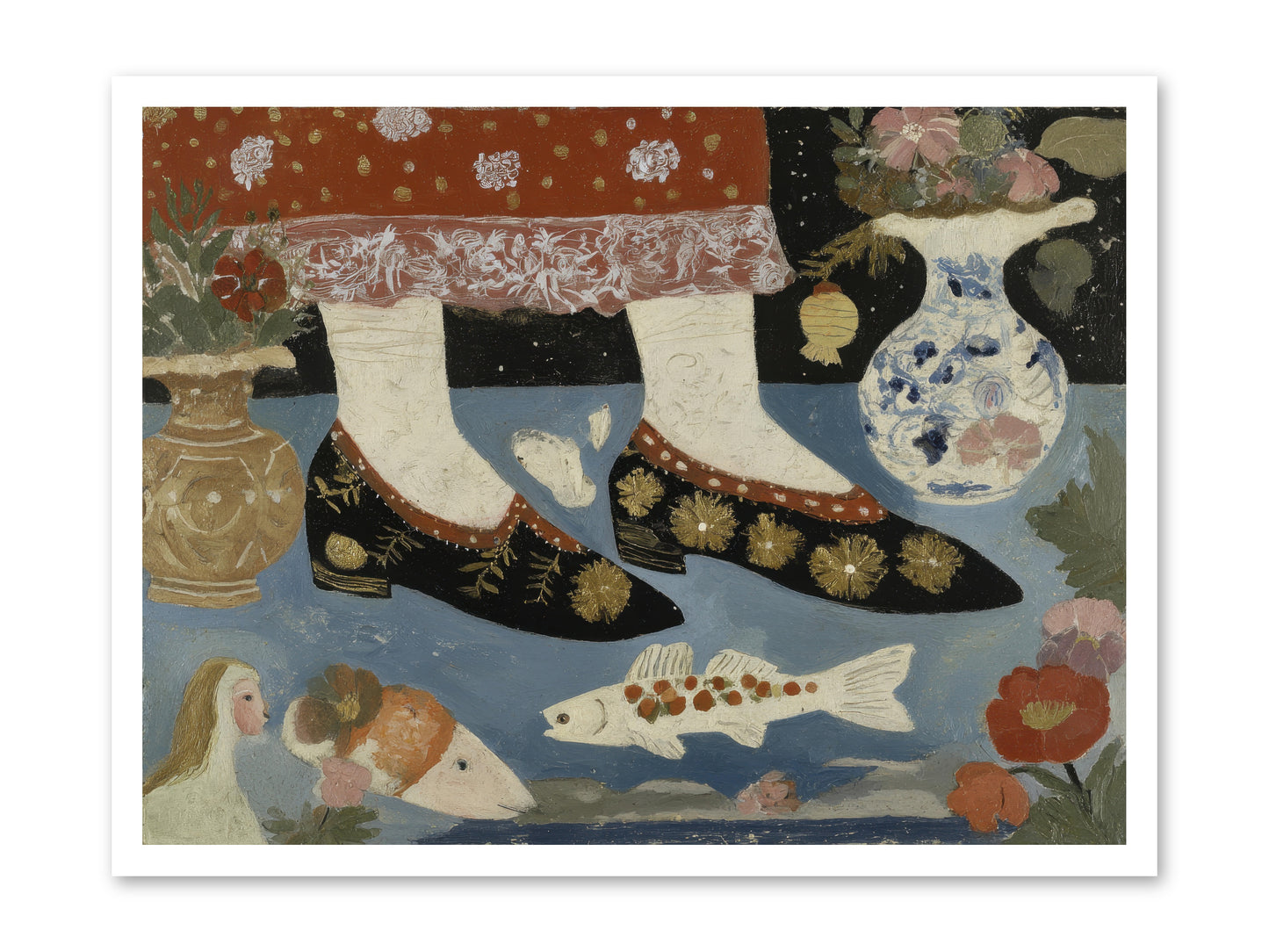The Night We Sailed to Elsewhere -- Loose Canvas Print 32x24