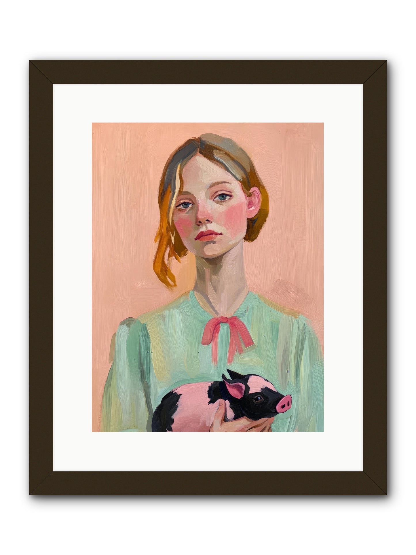 The Noble Barnyard -- Framed Print - Black 12x16