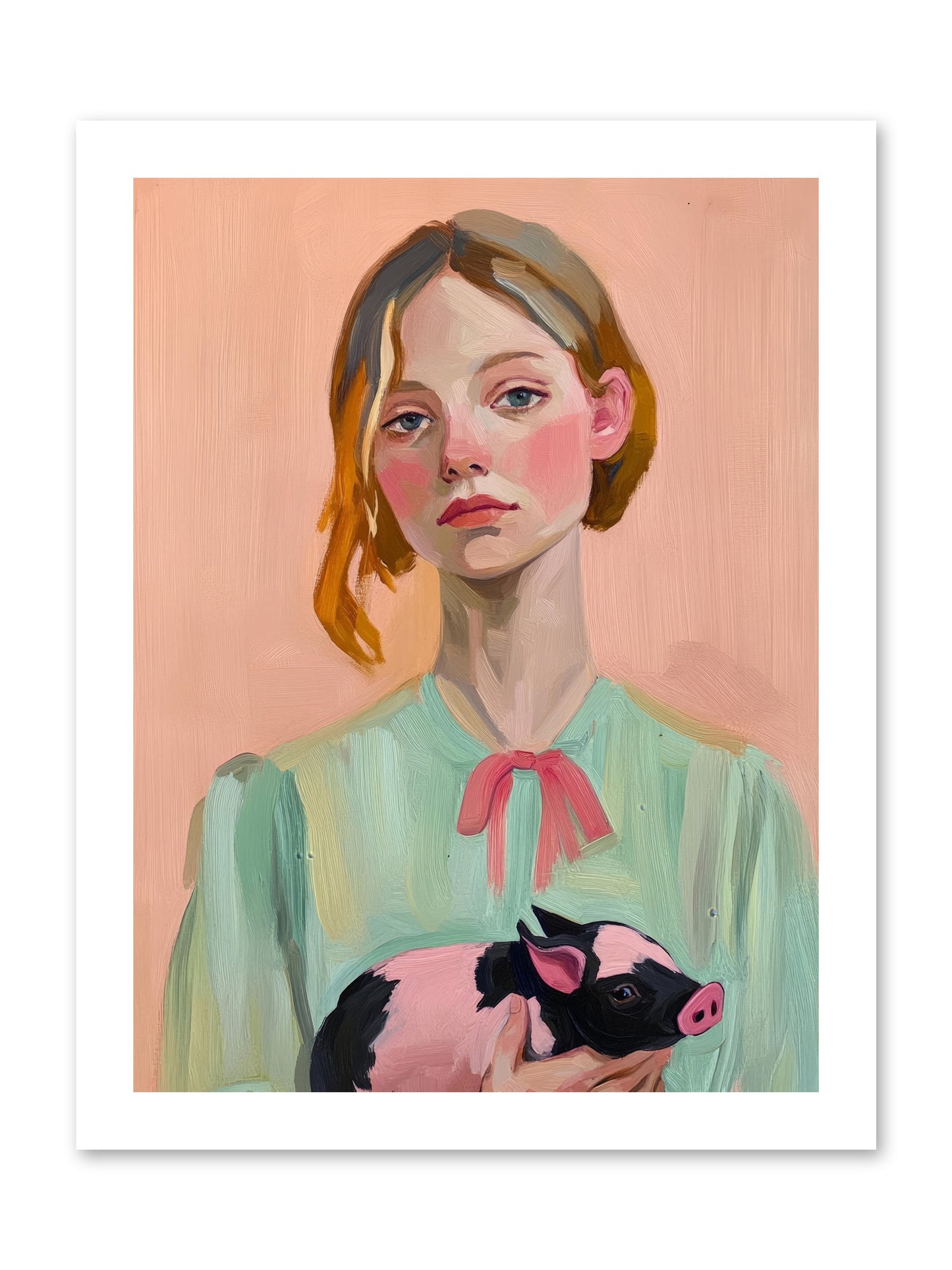 The Noble Barnyard -- Loose Canvas Print 12x16