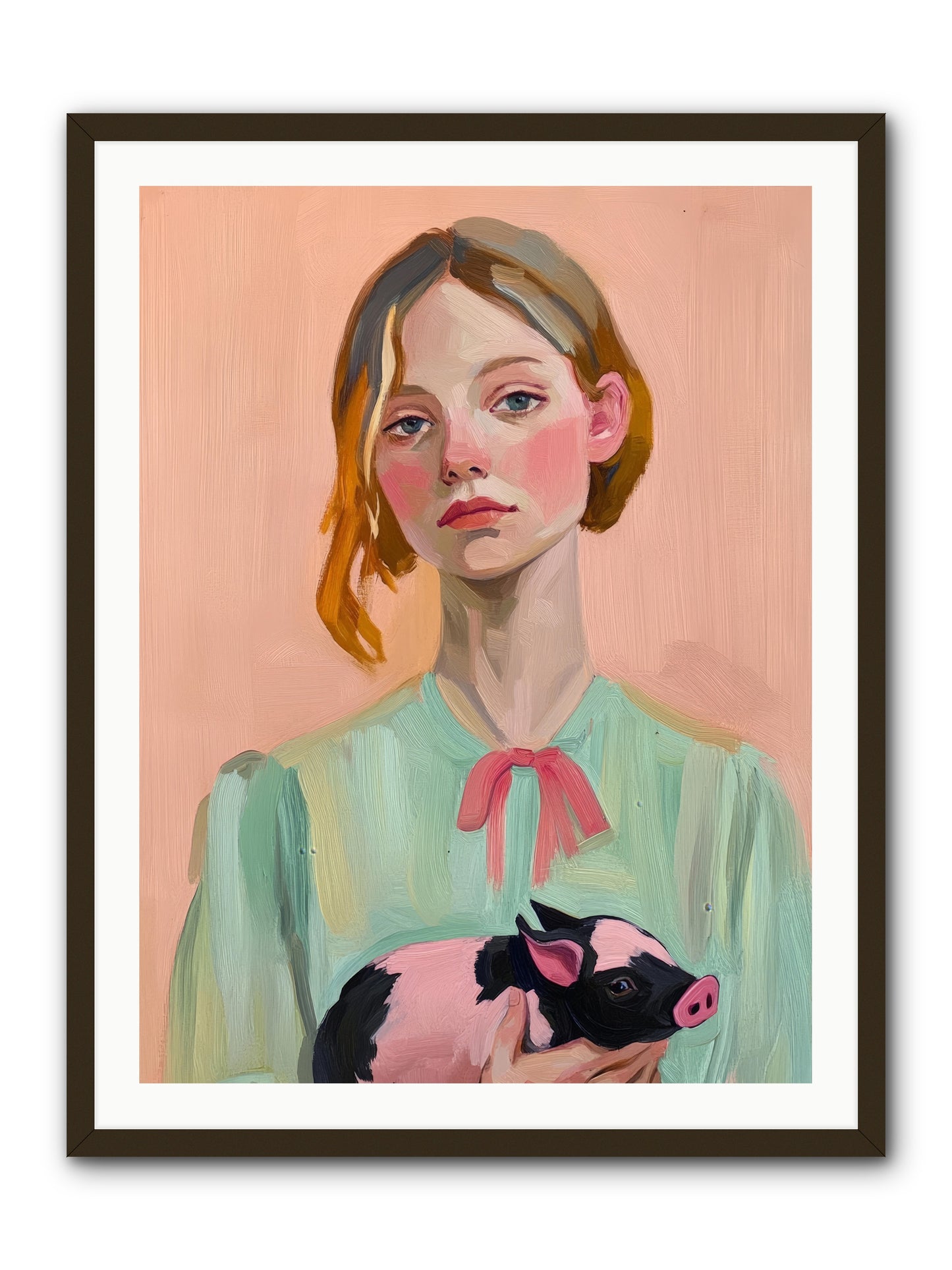 The Noble Barnyard -- Framed Print - Black 30x40