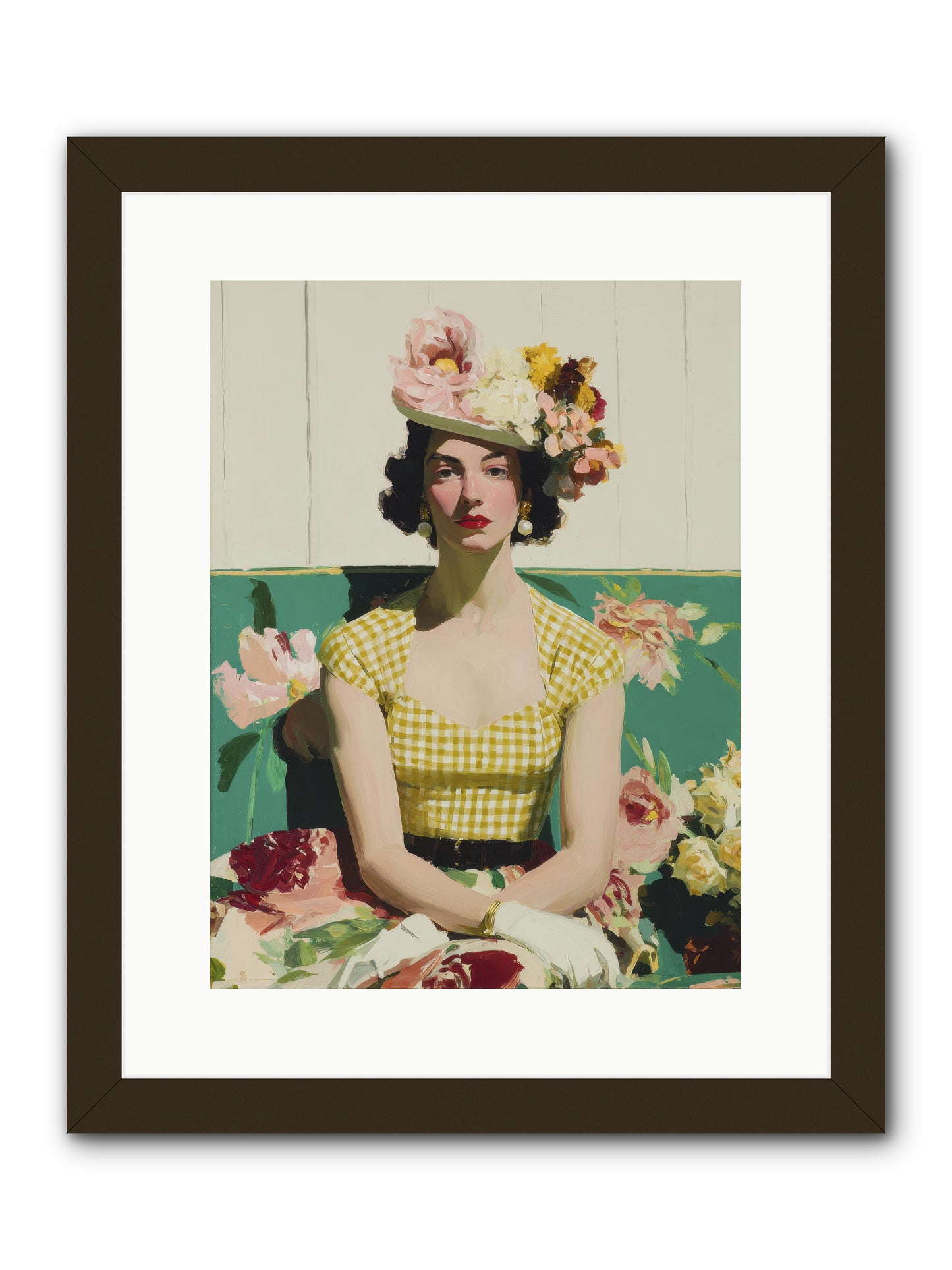 The One Who Commanded Spring -- Framed Print - Black 12x16