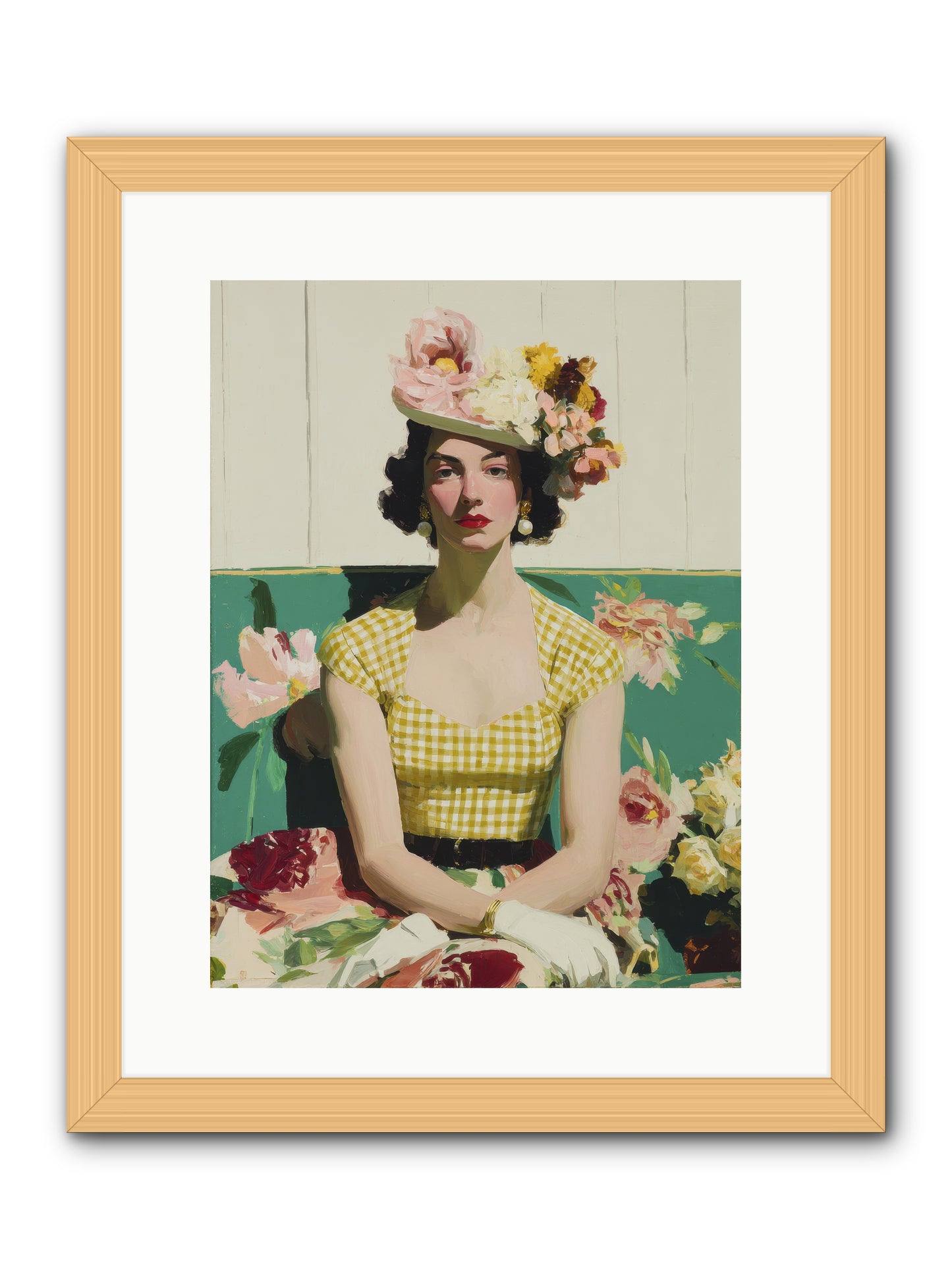 The One Who Commanded Spring -- Framed Print - Natural 12x16