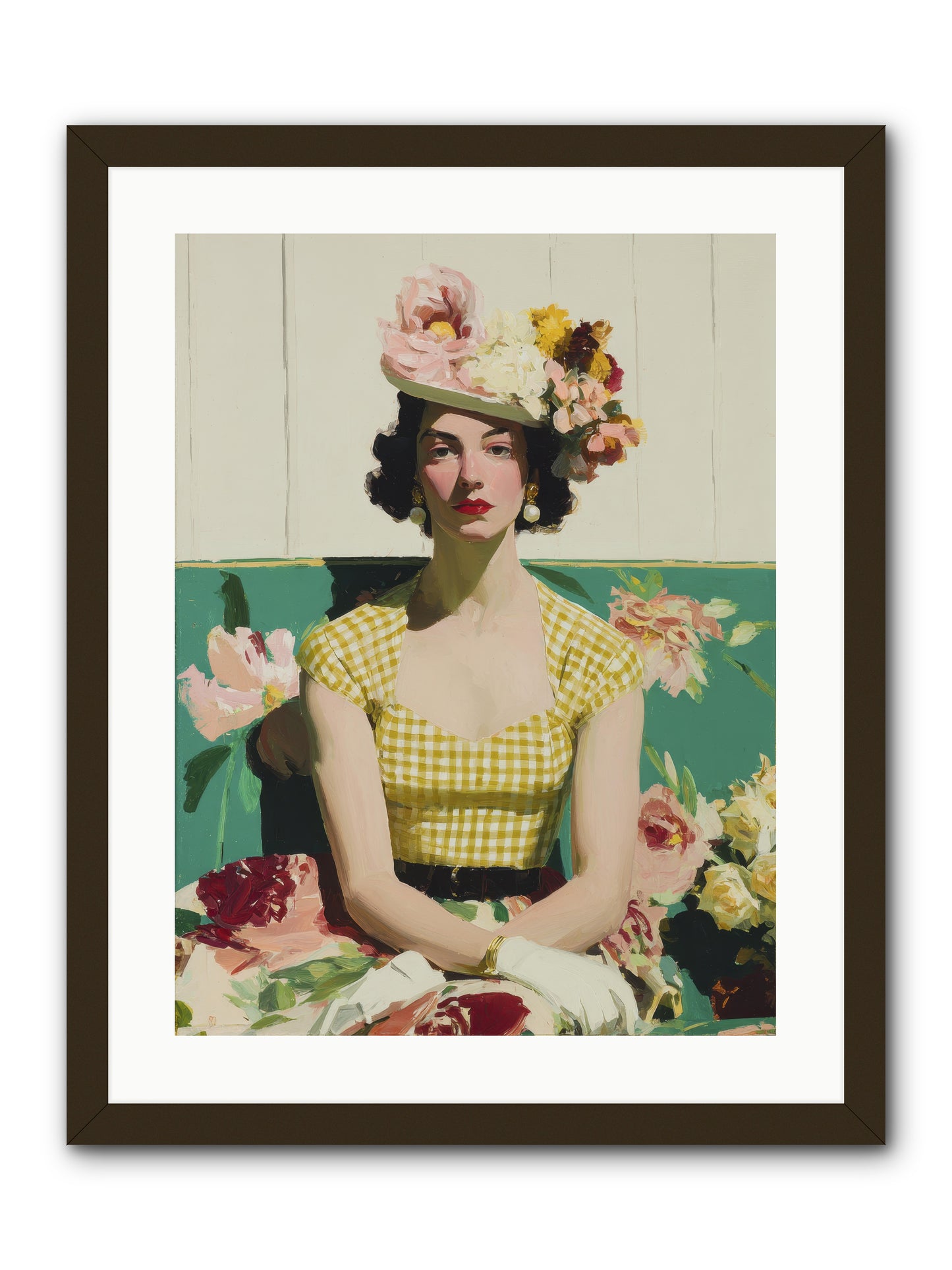 The One Who Commanded Spring -- Framed Print - Black 18x24