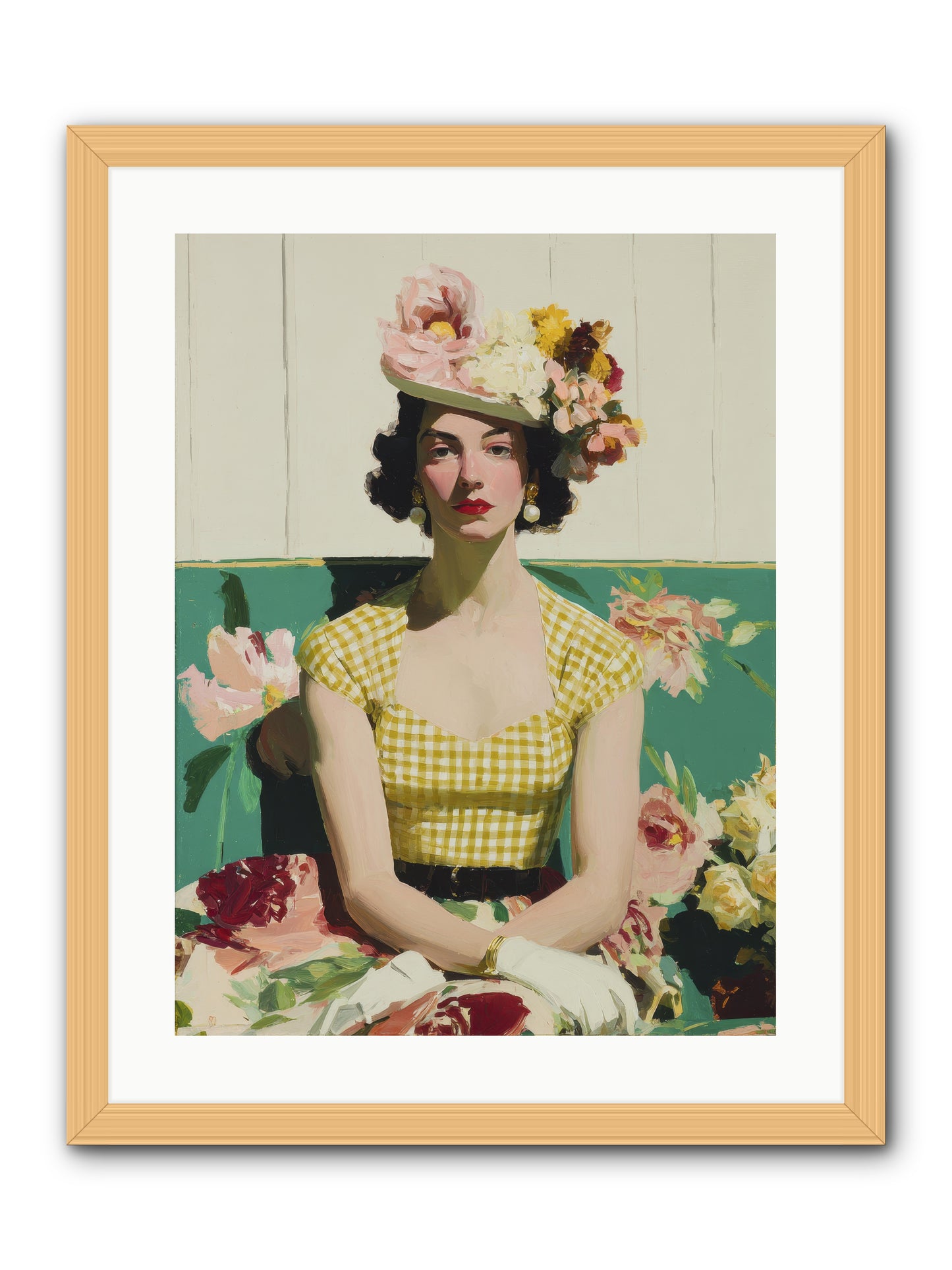 The One Who Commanded Spring -- Framed Print - Natural 18x24