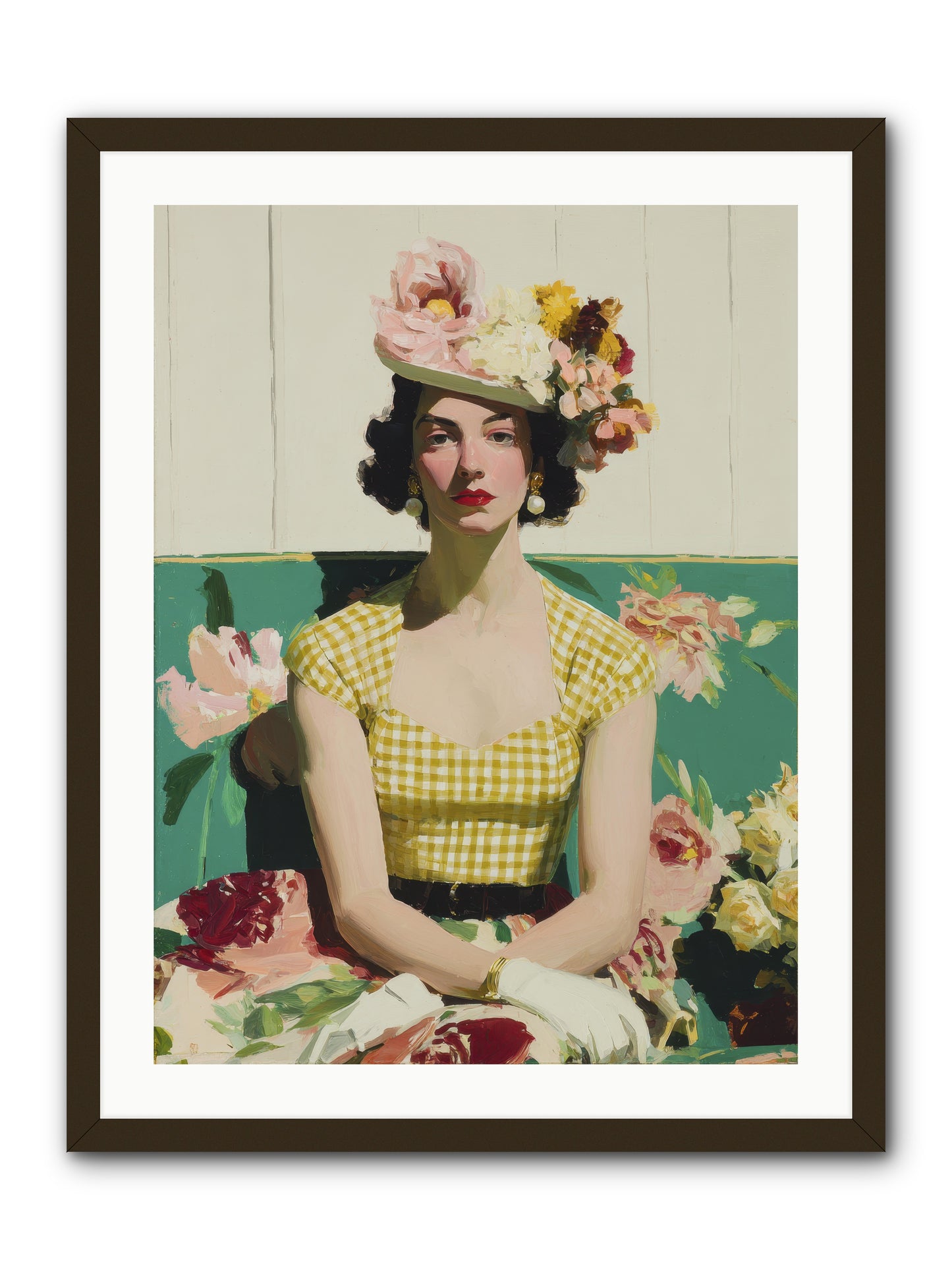 The One Who Commanded Spring -- Framed Print - Black 24x32